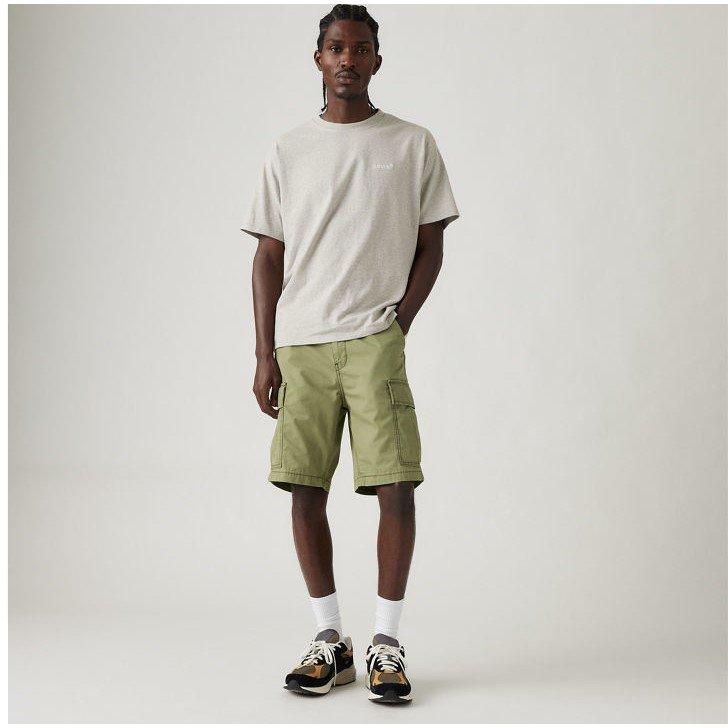 Green - Levis - Mens Carrier Meteorite Cargo Shorts - 6