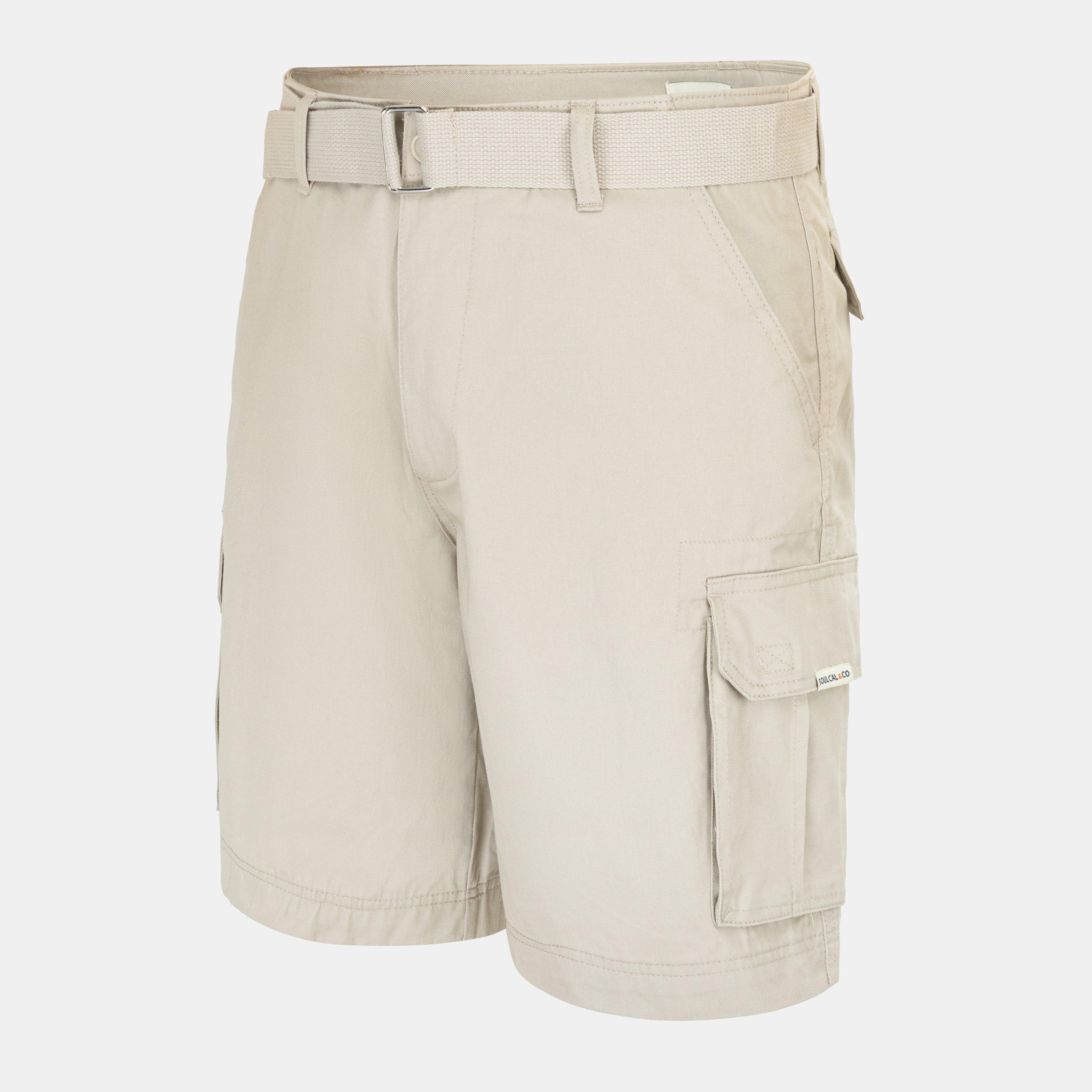 Beige - SoulCal - Washed Short Mens - 3
