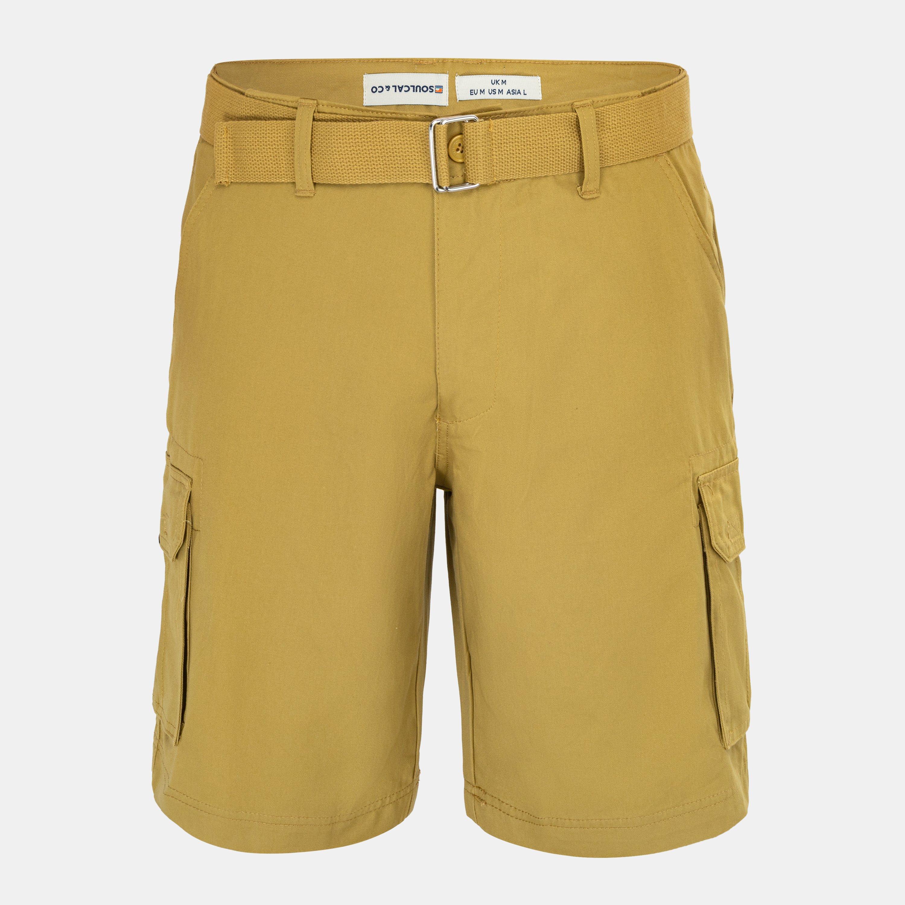Soulcal Men's Brown Washed Short in Size XL, Sports Direct - Image 3