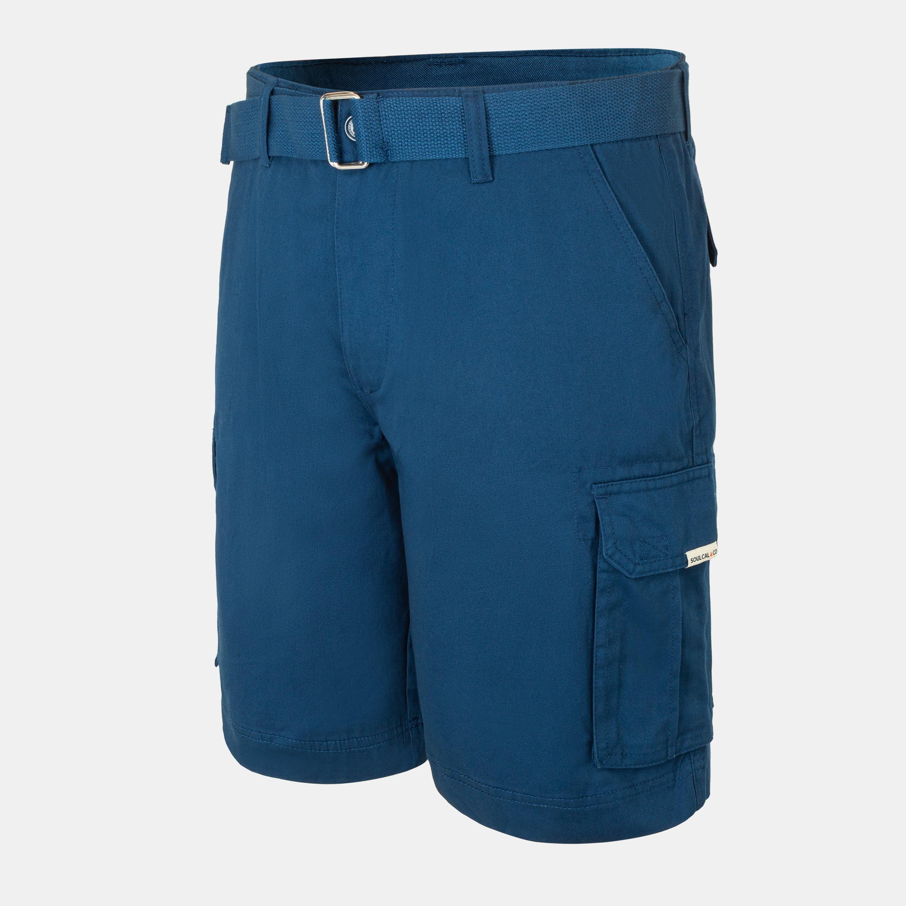 Navy - SoulCal - Washed Short Mens - 3