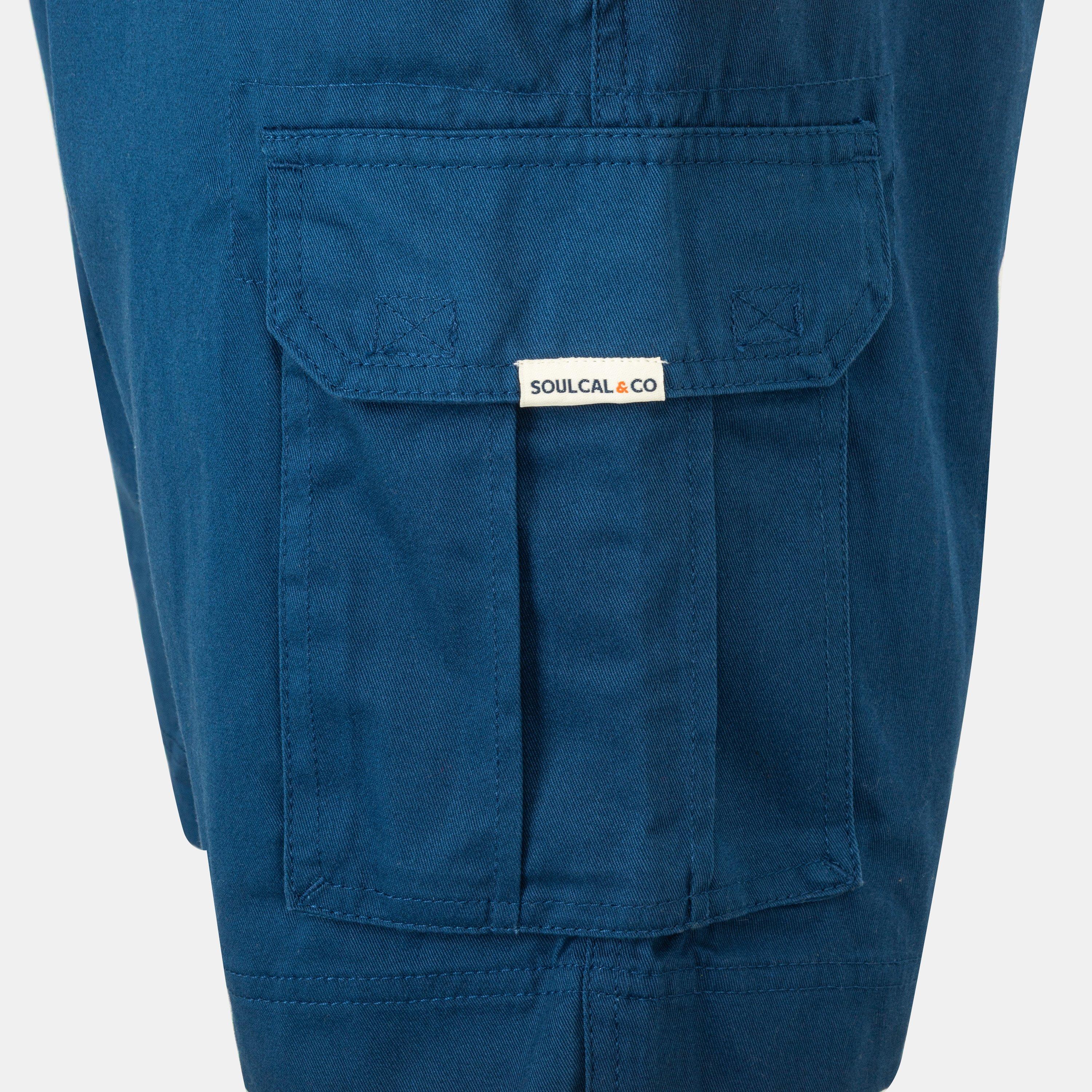 Navy - SoulCal - Washed Short Mens - 6