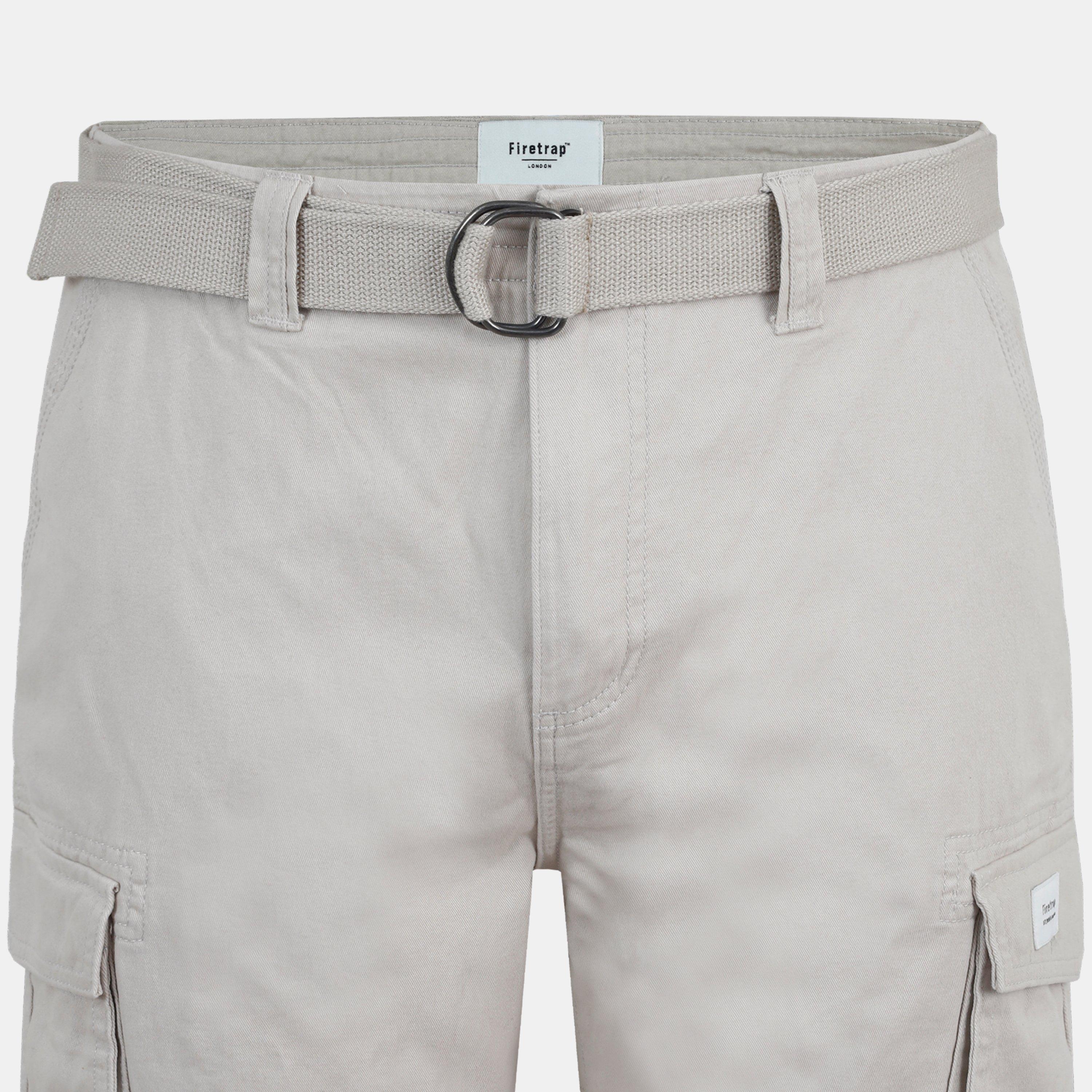 Cream - Firetrap - Cargo Shorts - 4