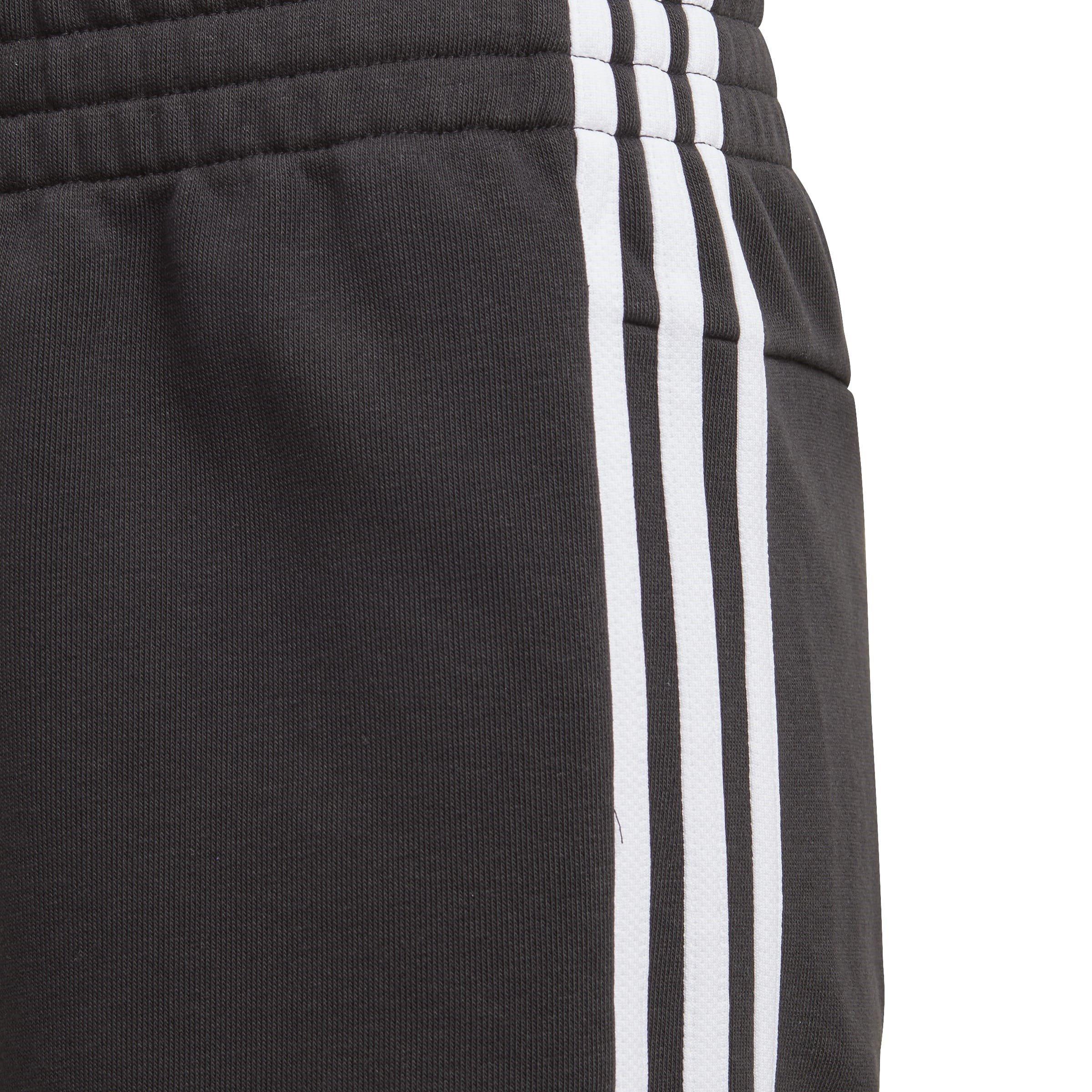 Crno/Bijelo - adidas - Essentials 3-Stripes Shorts Juniors - 5