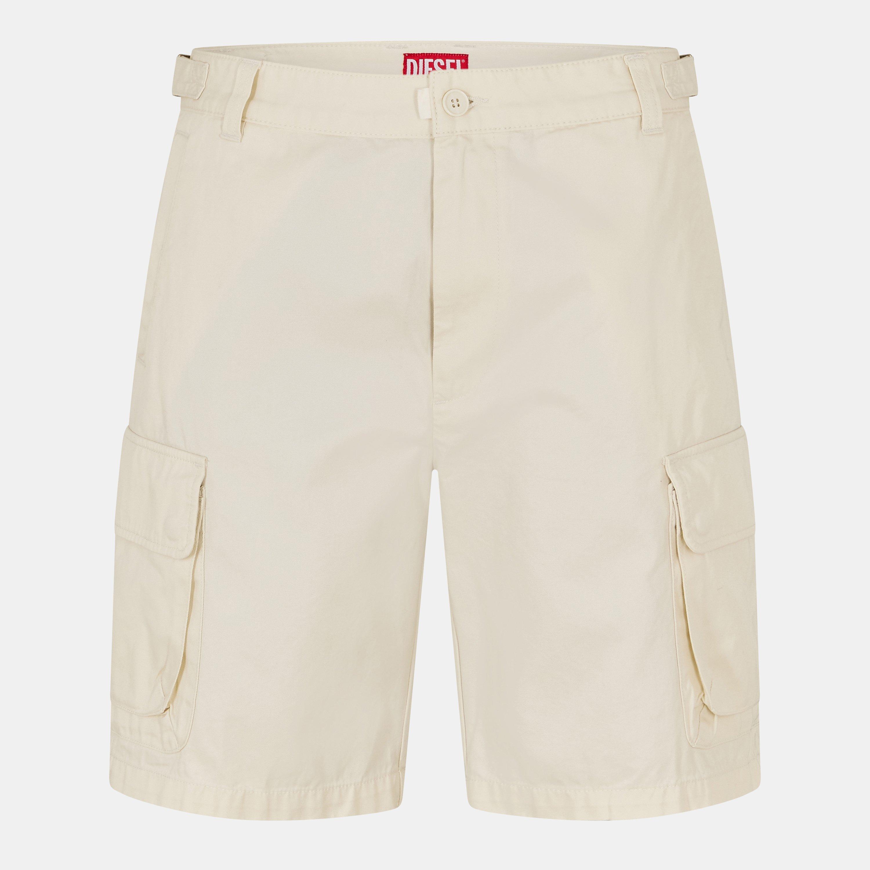 Diesel Men's Cargo Shorts - Vapourous Gray - XS (44)