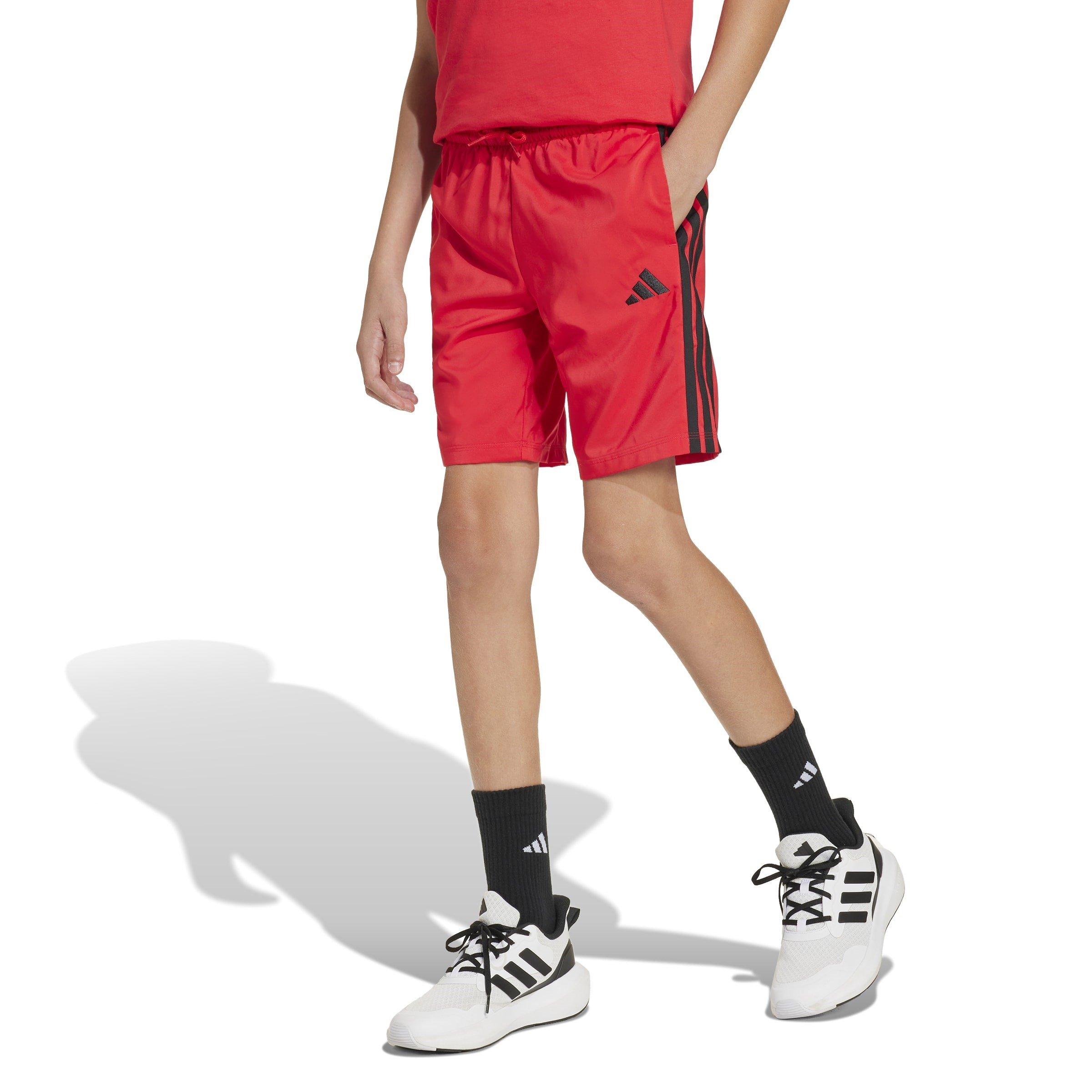 Red/Black - adidas - Essential Woven Shorts Juniors - 2