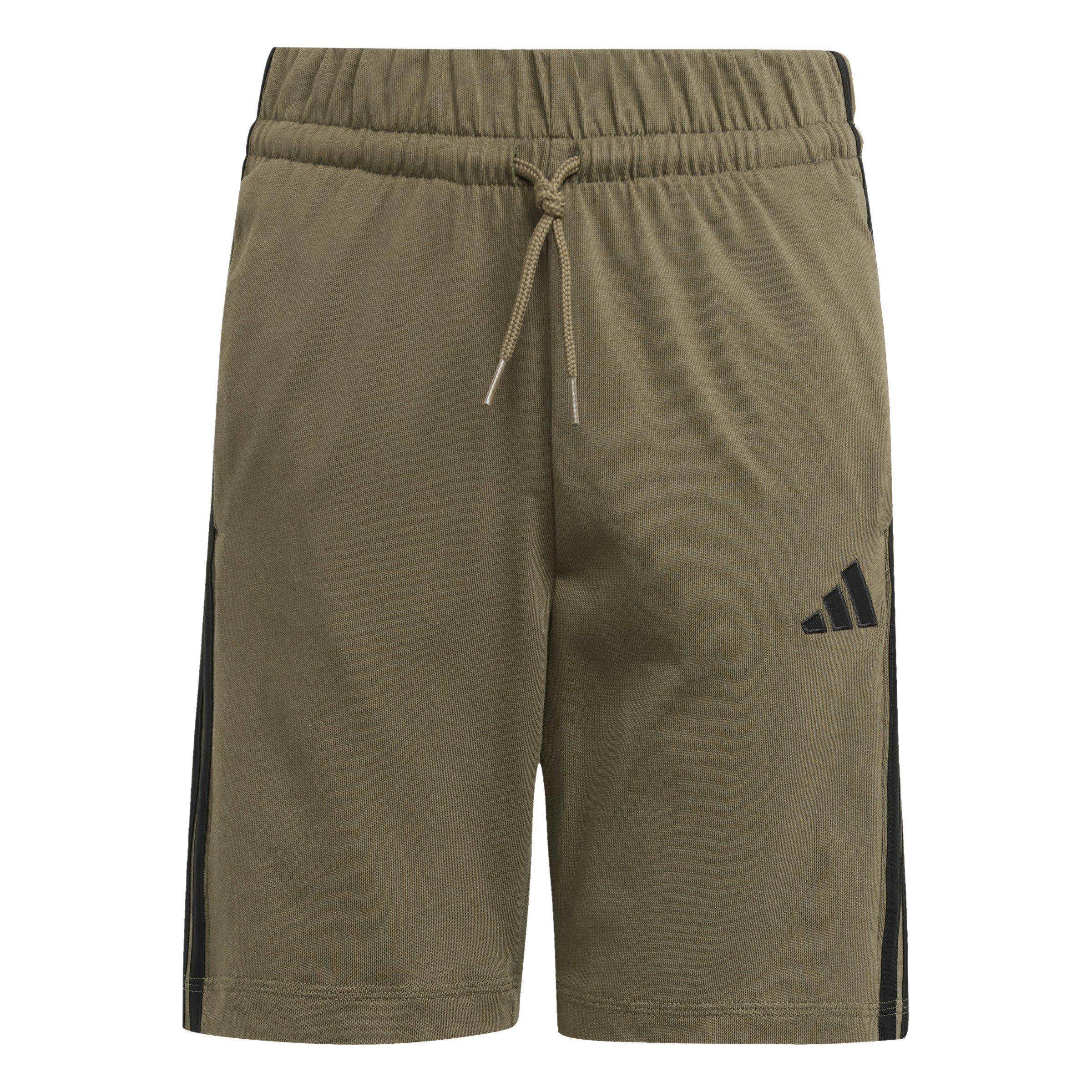 Adidas Boys Essential Woven Shorts Juniors - Khaki/Black - 9-10 Years