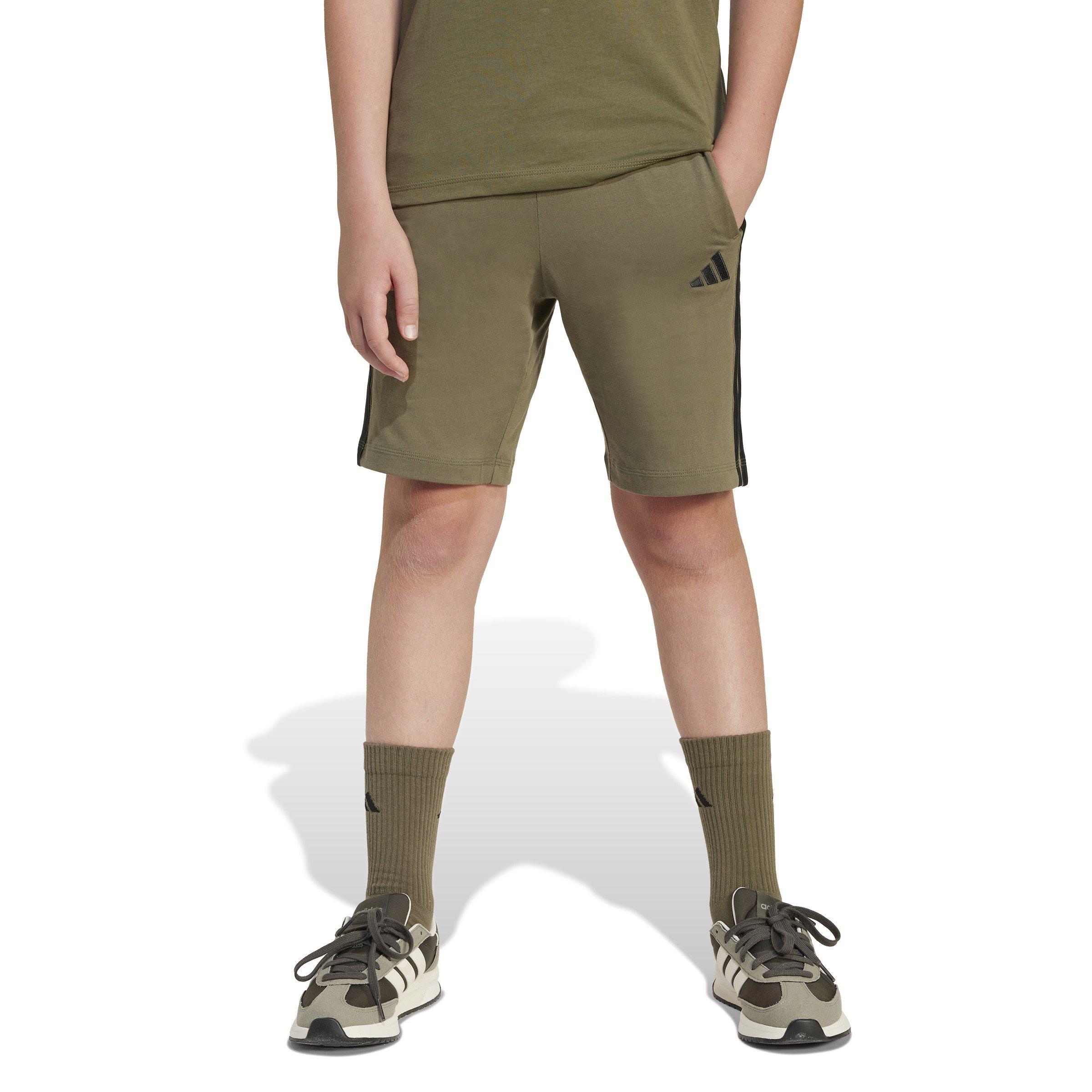Khaki/Black - adidas - Essential Woven Shorts Juniors - 2