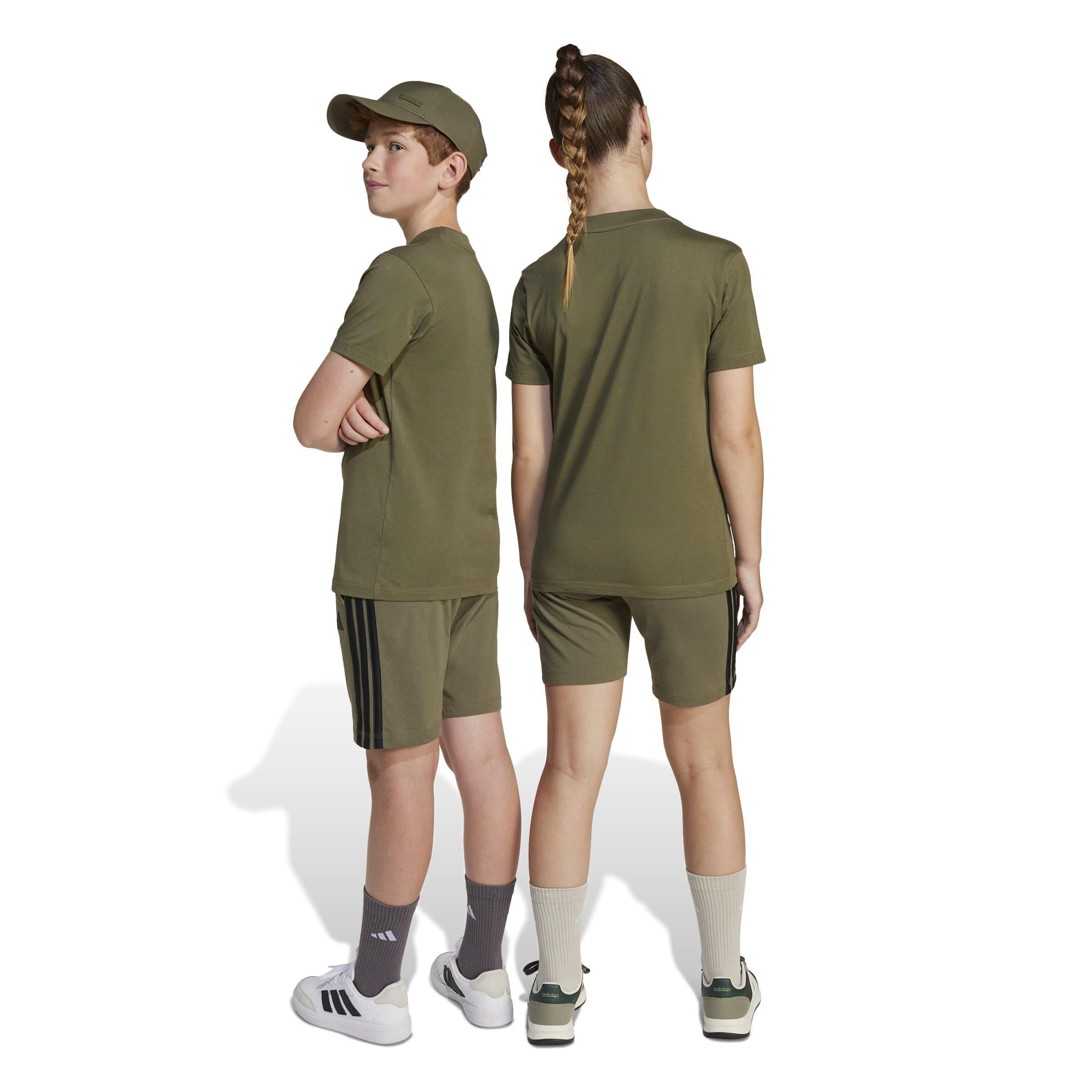 Khaki/Black - adidas - Essential Woven Shorts Juniors - 6