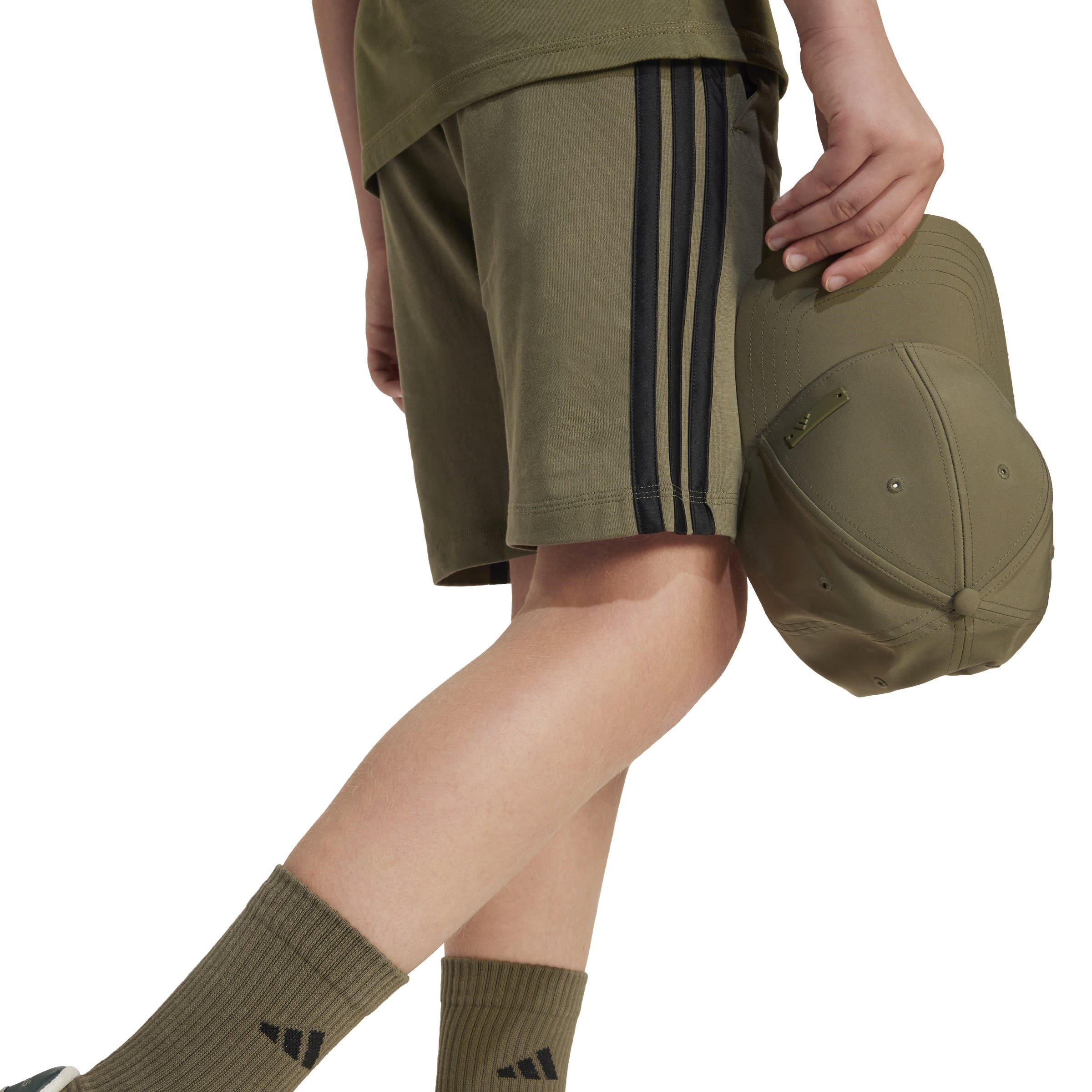 Khaki/Black - adidas - Essential Woven Shorts Juniors - 7