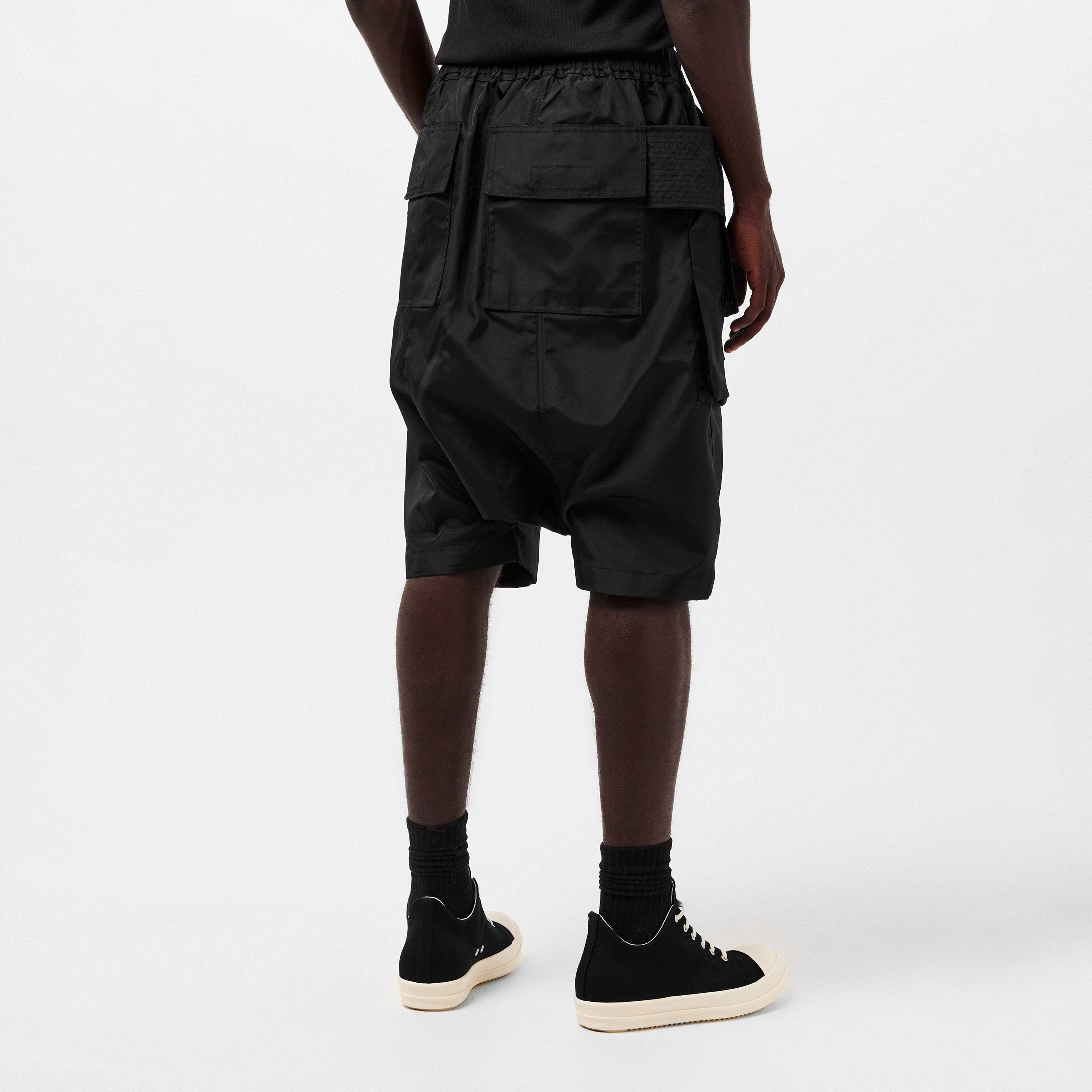 Black 09 - Rick Owens Drkshdw - Men's Relaxed Cargo Shorts - 4