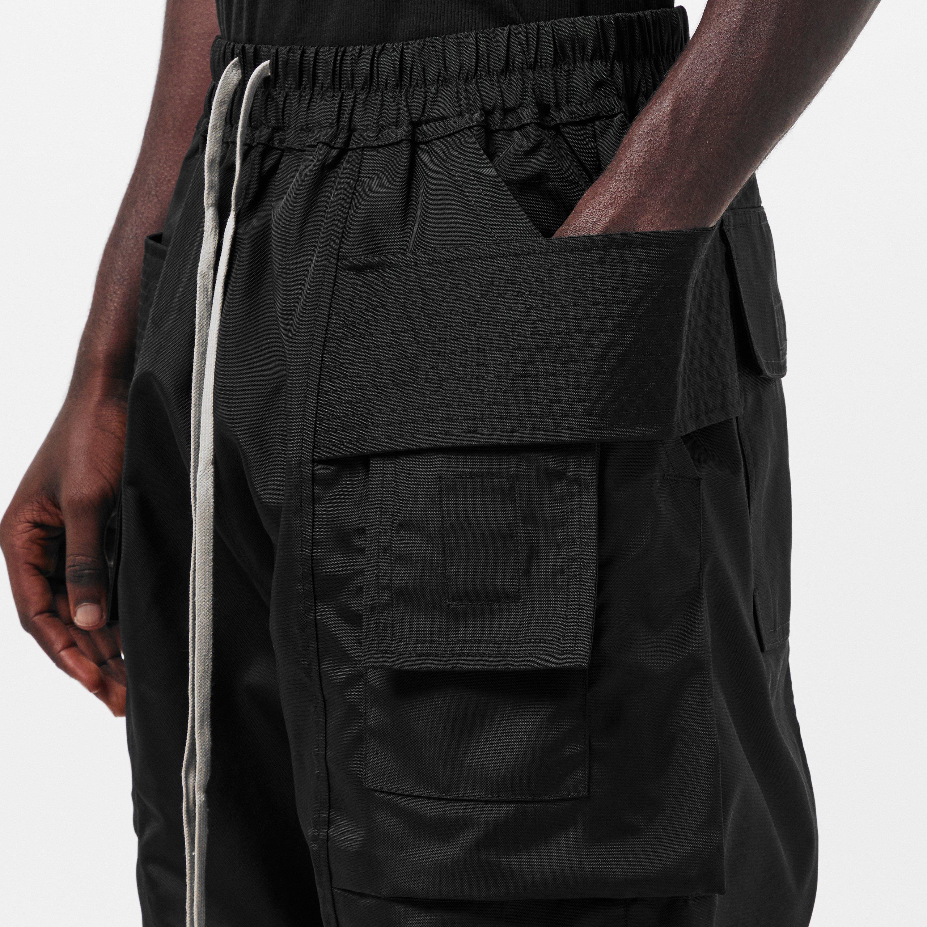 Black 09 - Rick Owens Drkshdw - Men's Relaxed Cargo Shorts - 5