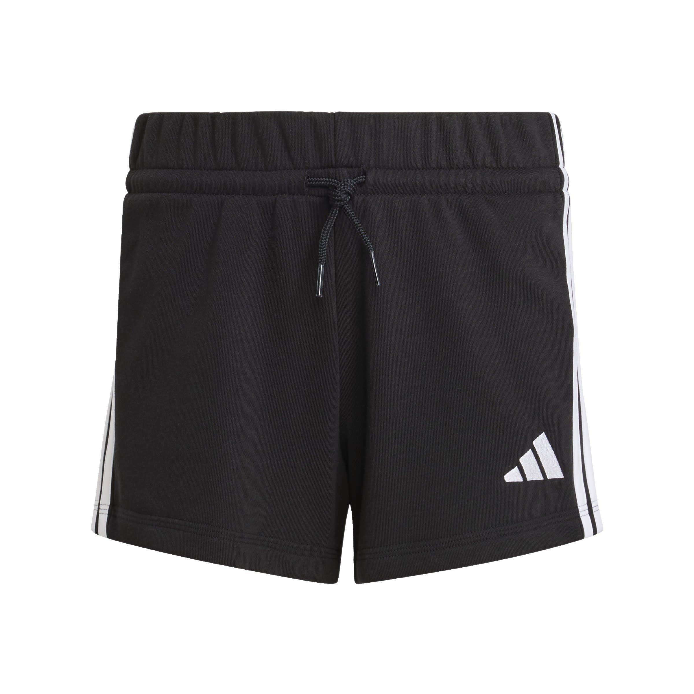 Black/White - adidas - Essentials Fleece Short Junior Girls - 1