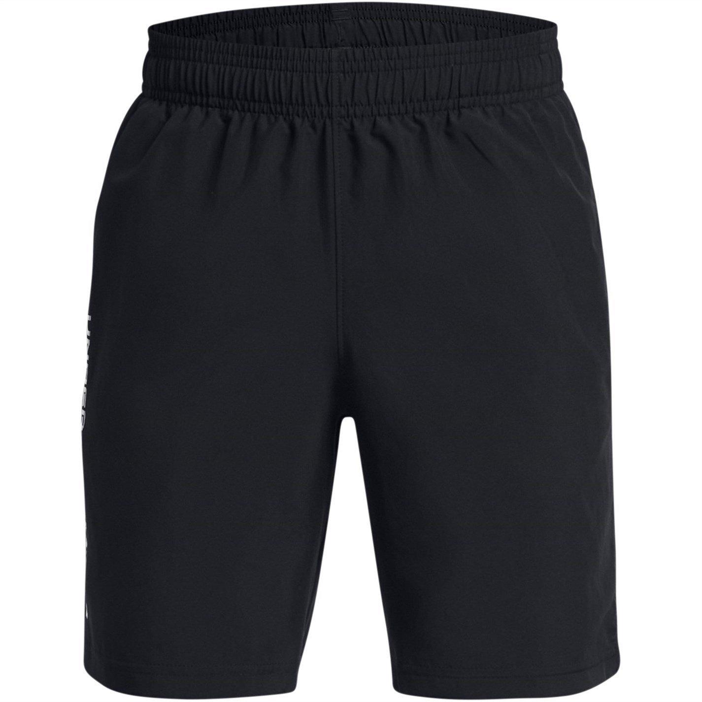 Black - Under Armour - UA Tech™ Woven Wordmark Shorts Boys' - 2