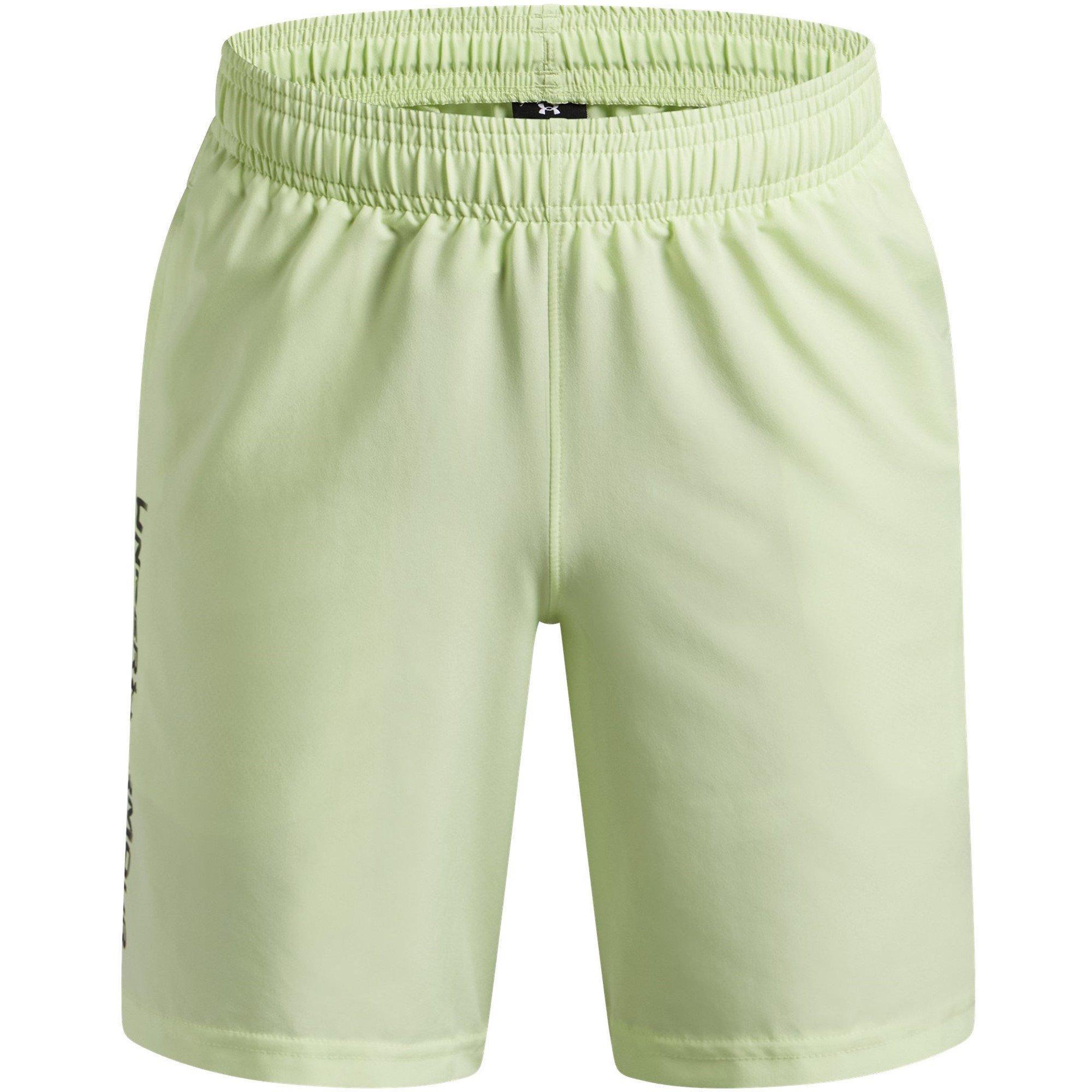Under Armour Boys Ua Tech™ Woven Wordmark Shorts ' - Light Green - 9-10 (M)
