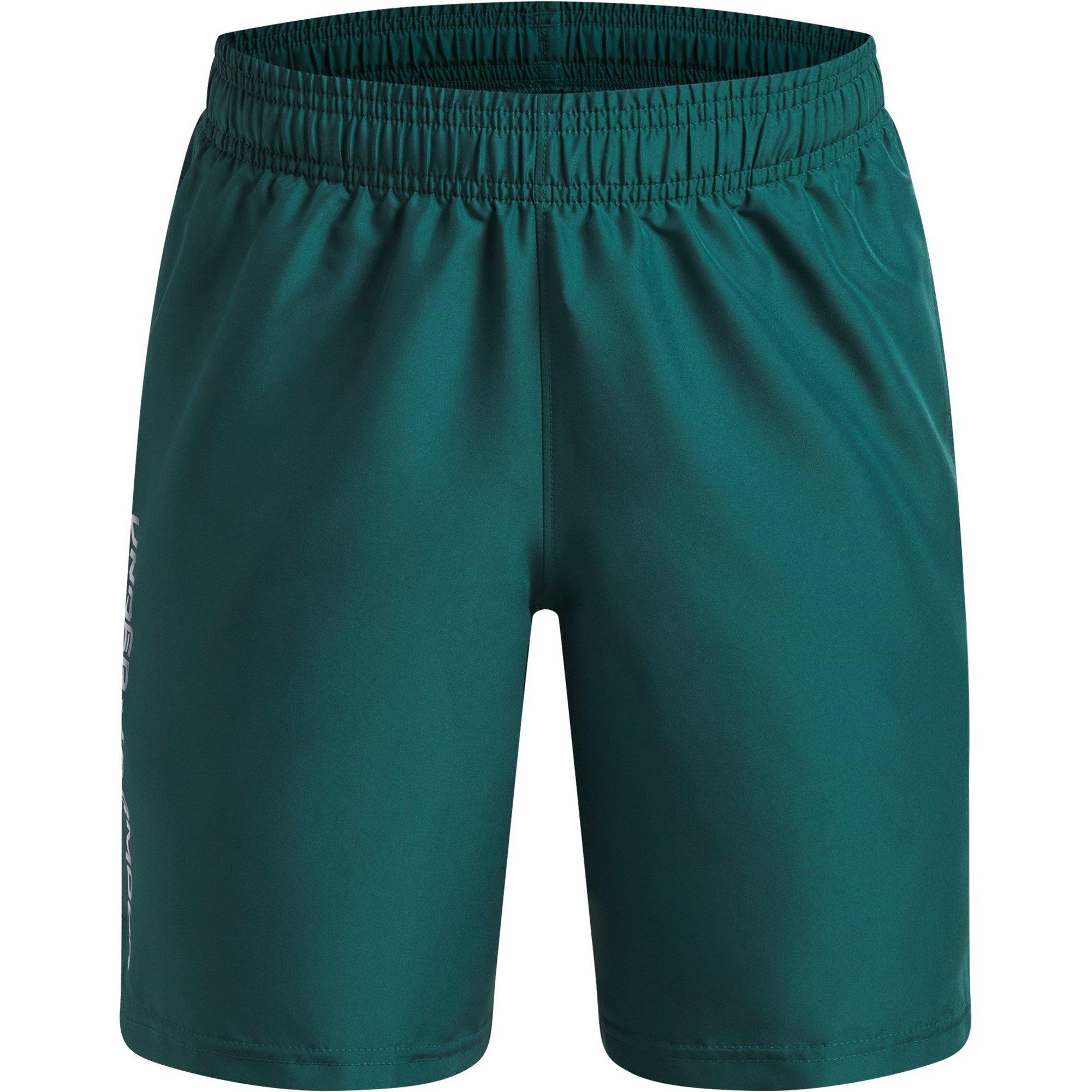 Under Armour Boys Ua Tech™ Woven Wordmark Shorts ' - Green/White - 13 (XL)