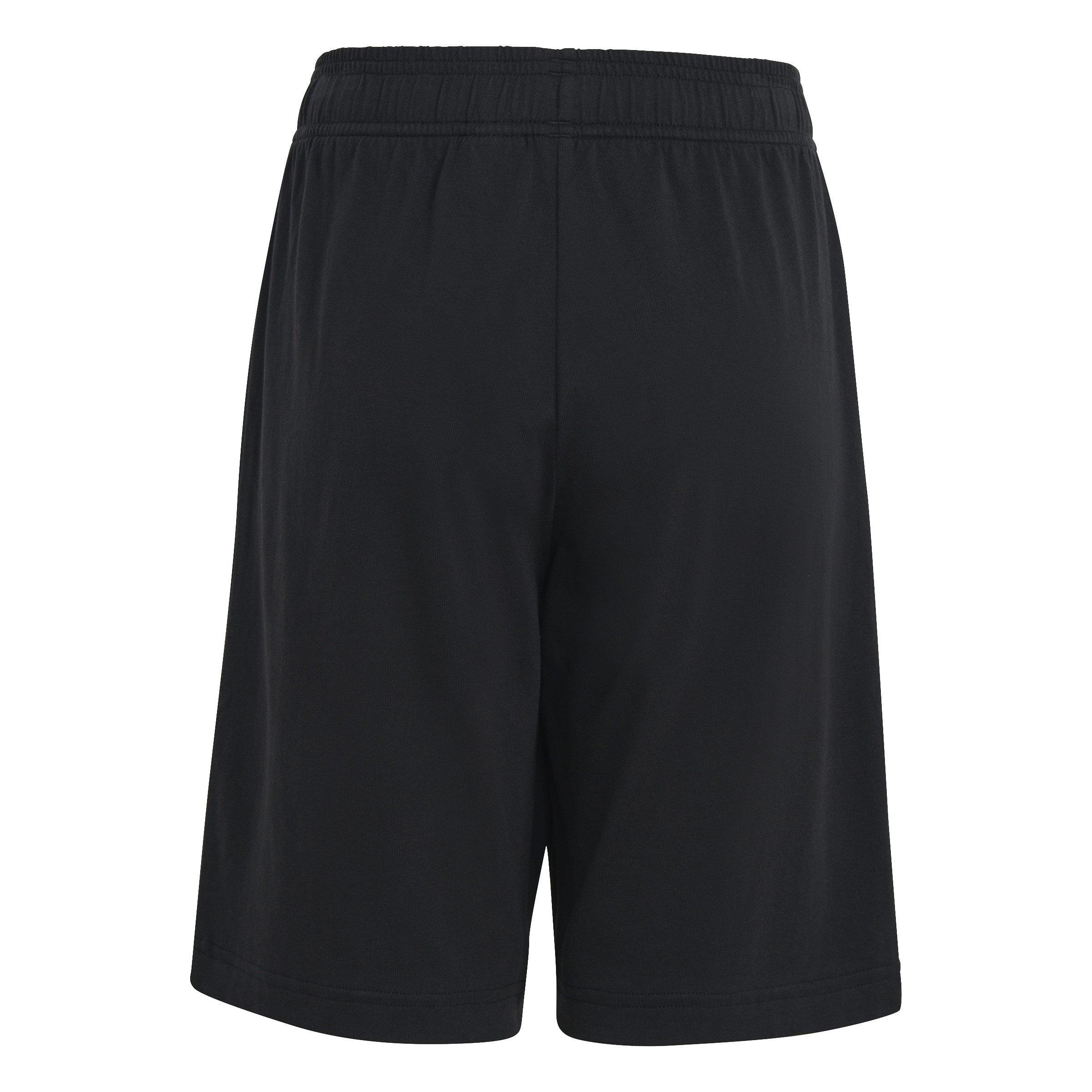 Schwarz/Weiß - adidas - Essentials Big Logo Cotton Shorts Juniors - 2