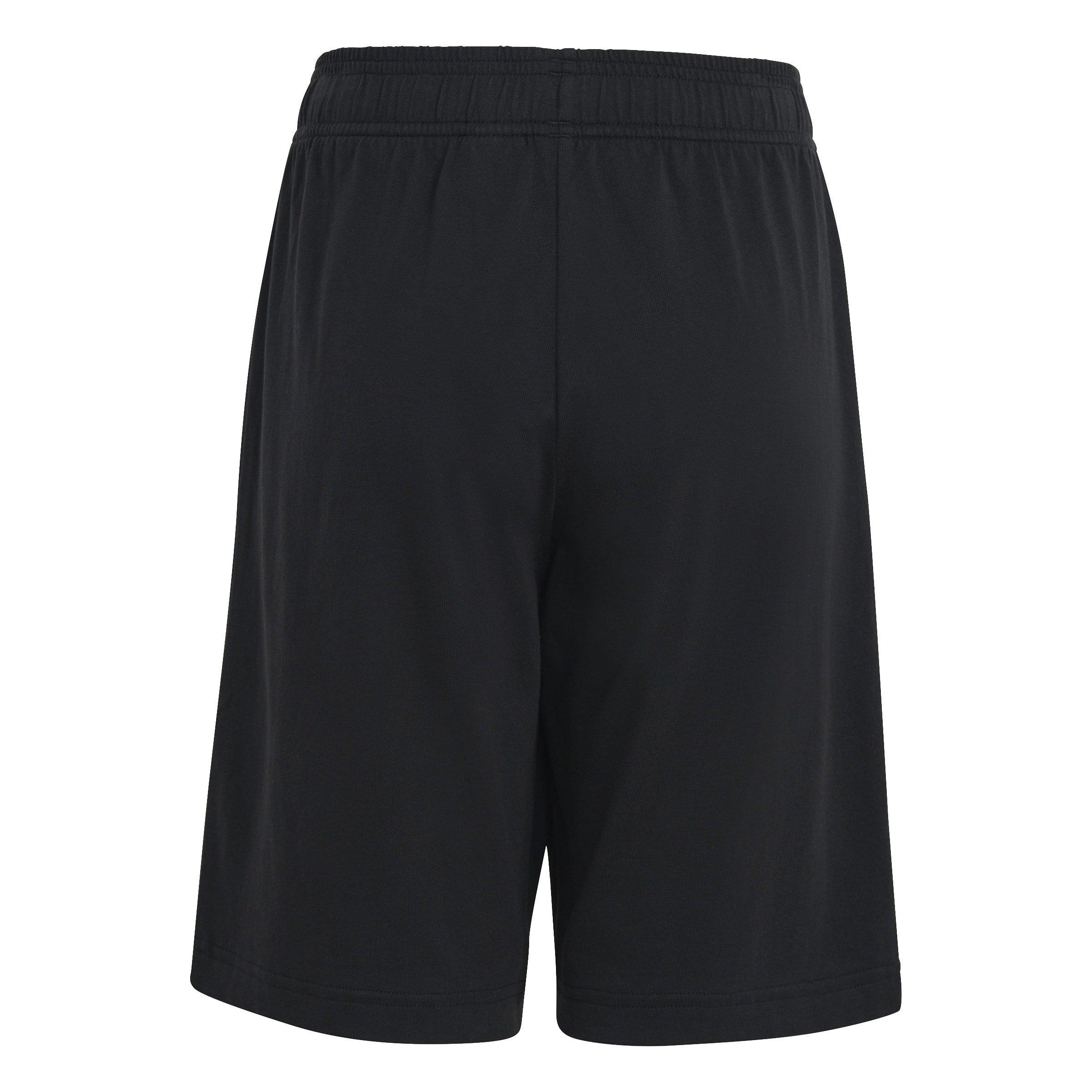 Sort/Hvid - adidas - Essentials Big Logo Cotton Shorts Juniors - 2