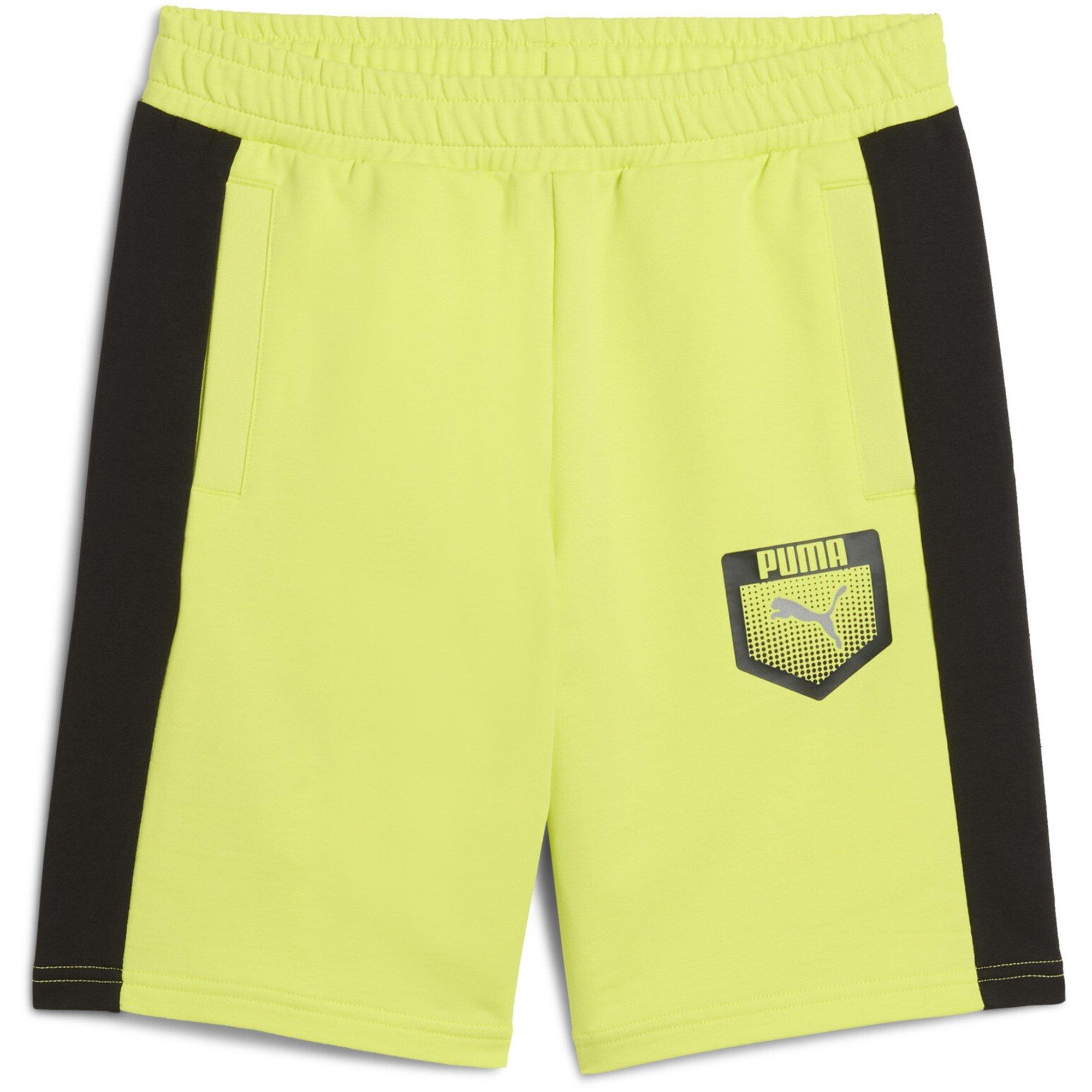 Lemon Sherbe - Puma - Unisex Kids' Fleece Jogger Shorts - 1