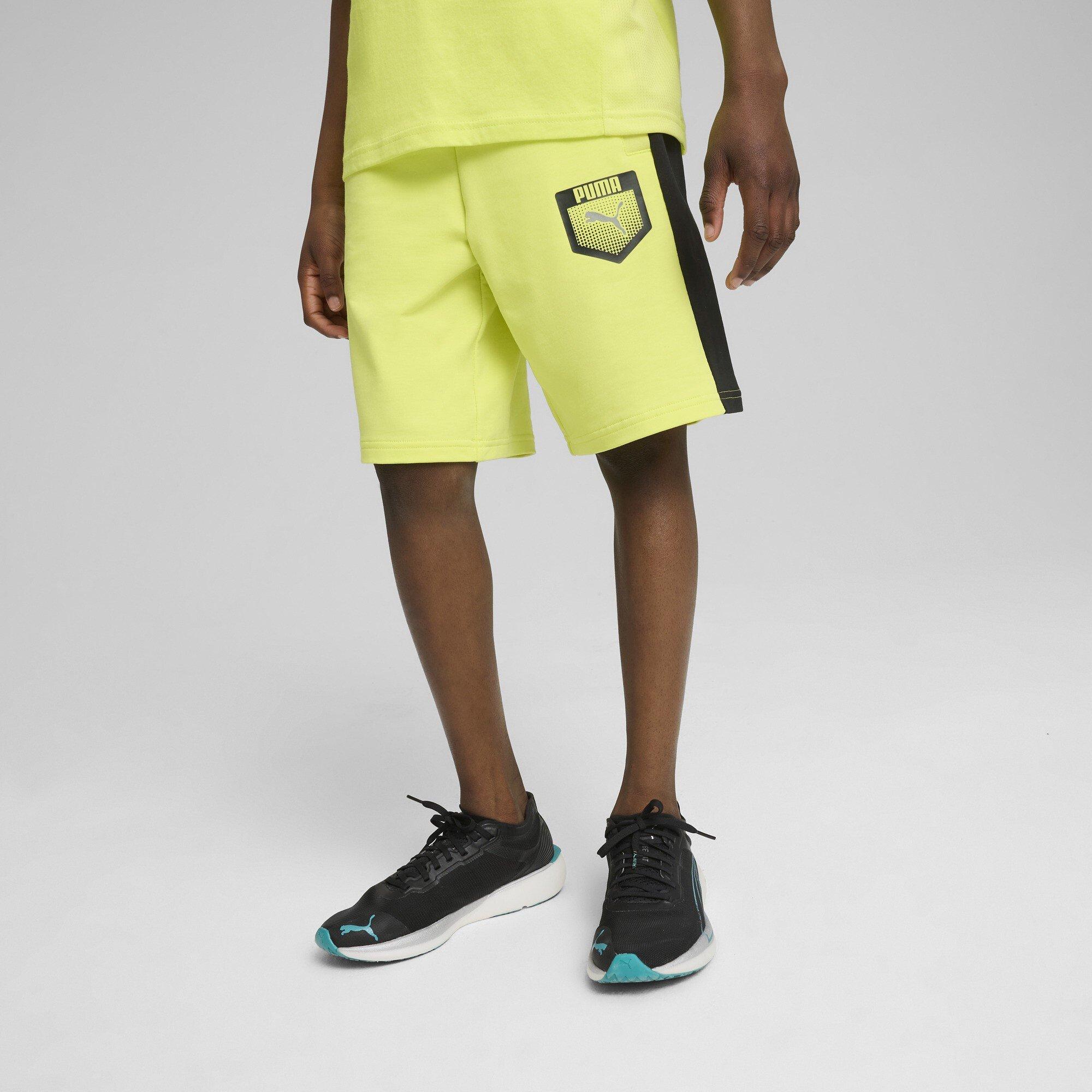Lemon Sherbe - Puma - Kids' Fleece Jogger Shorts - 2