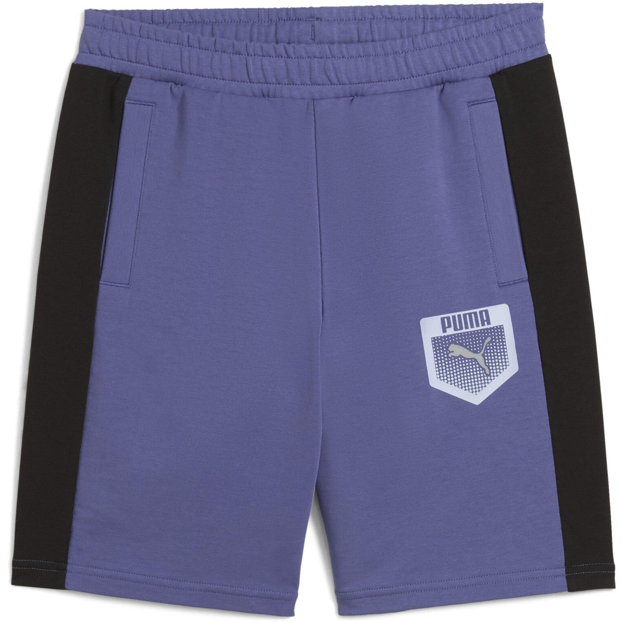 Puma  Kids ' Fleece Jogger Shorts - Blue Crystal - 13 Yrs