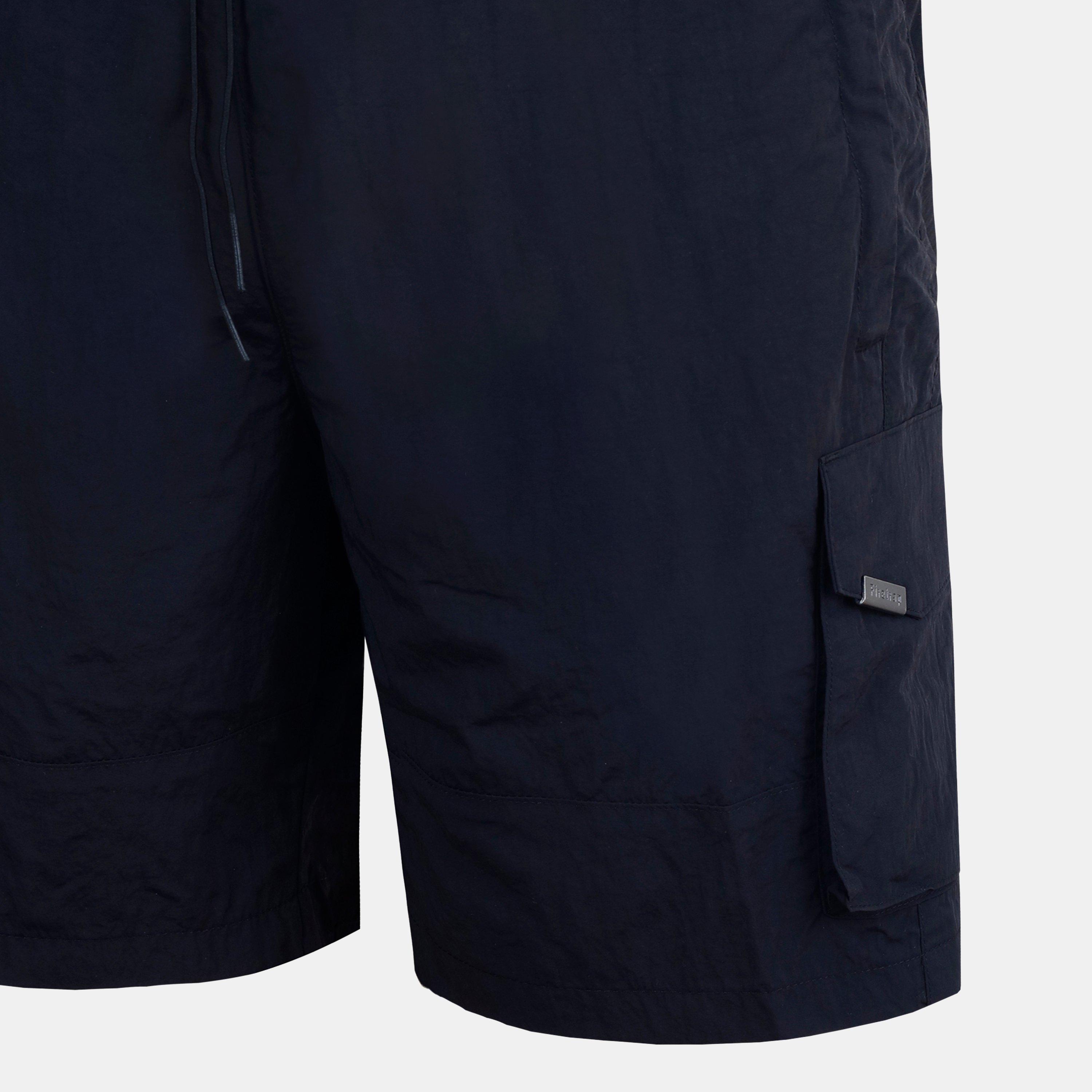 Schwarz - Firetrap - Navy Cargo Shorts - 6