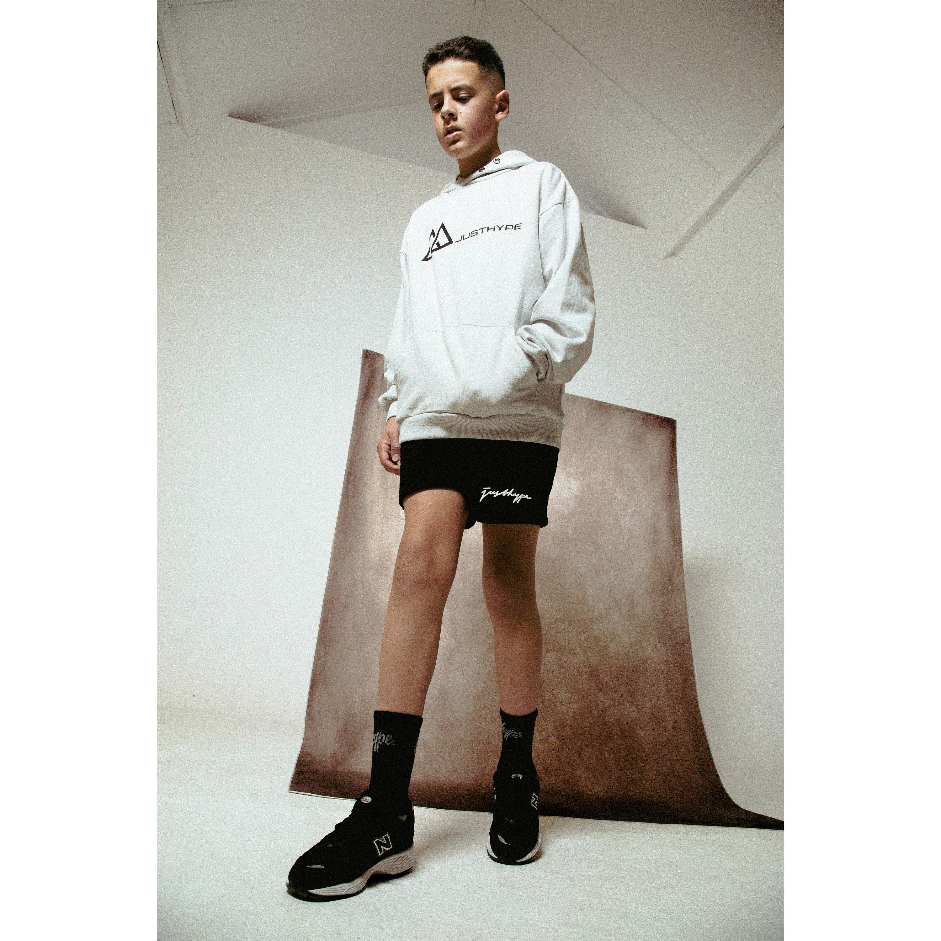 Schwarz - Hype - Scribble Fleece Jogger Shorts - 2