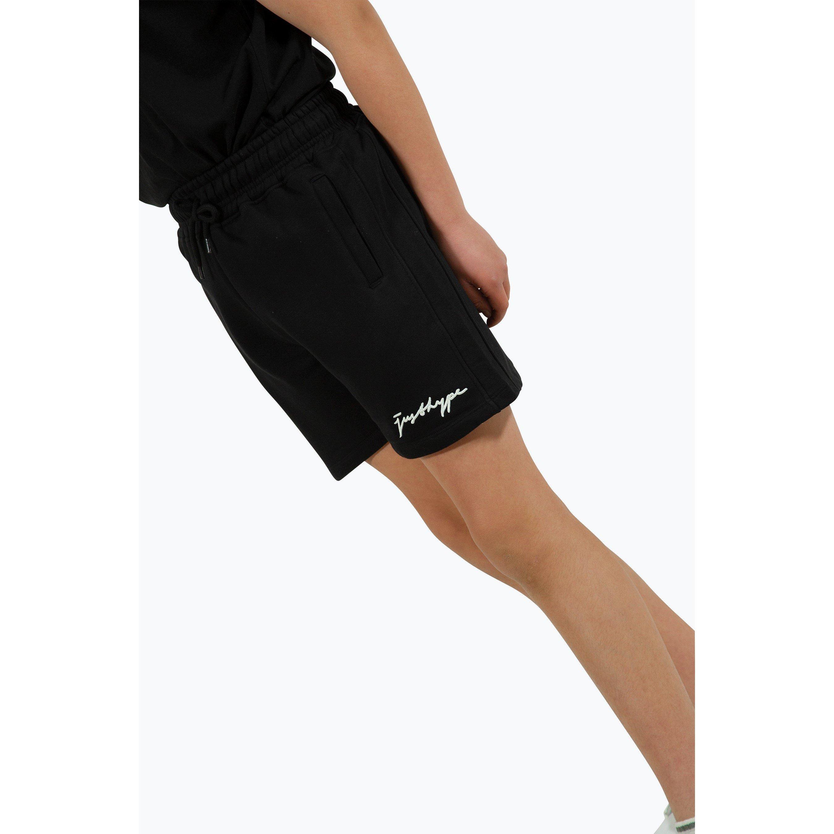 Schwarz - Hype - Scribble Fleece Jogger Shorts - 6