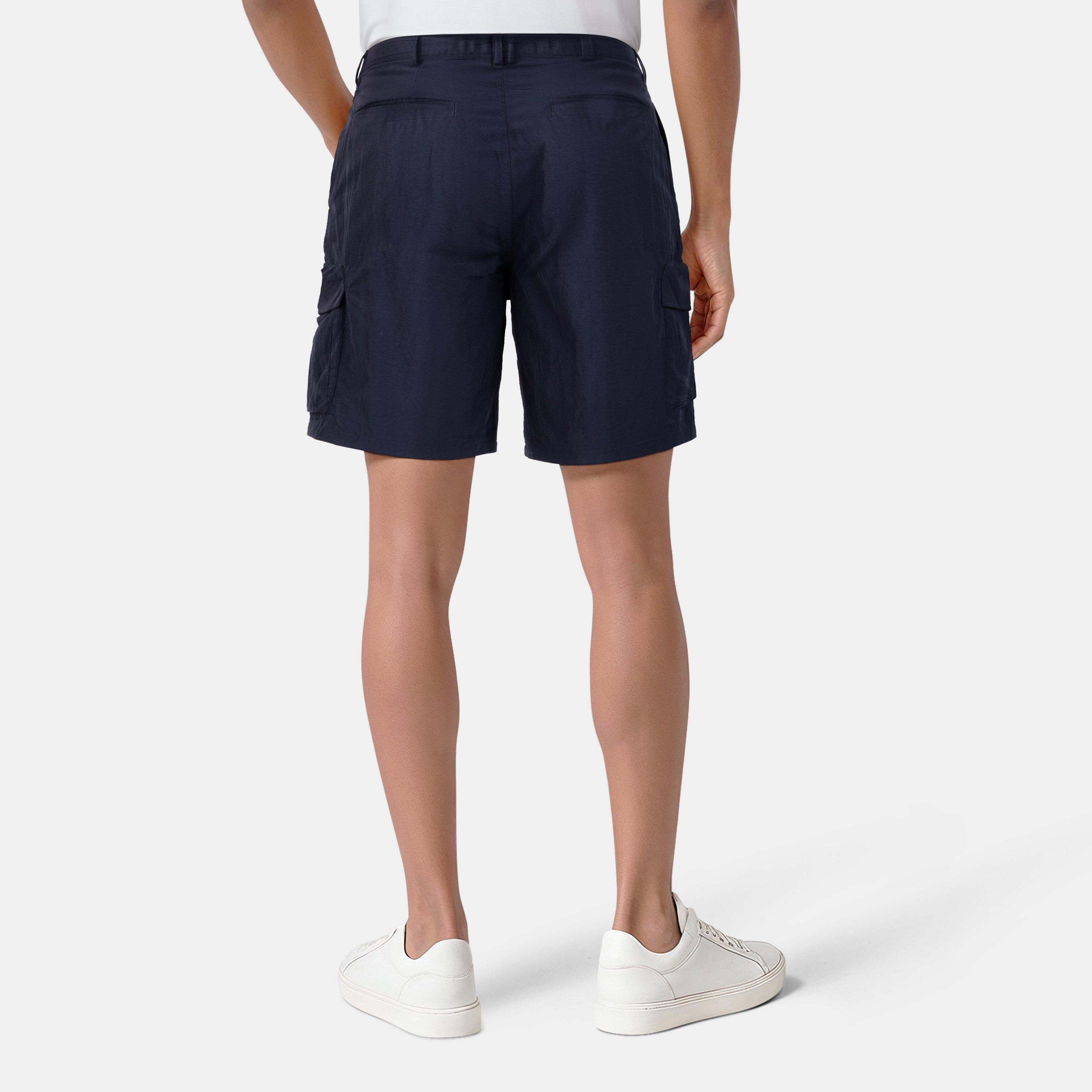 Dark Navy - Lyle and Scott - Men's Cargo Shorts - 4
