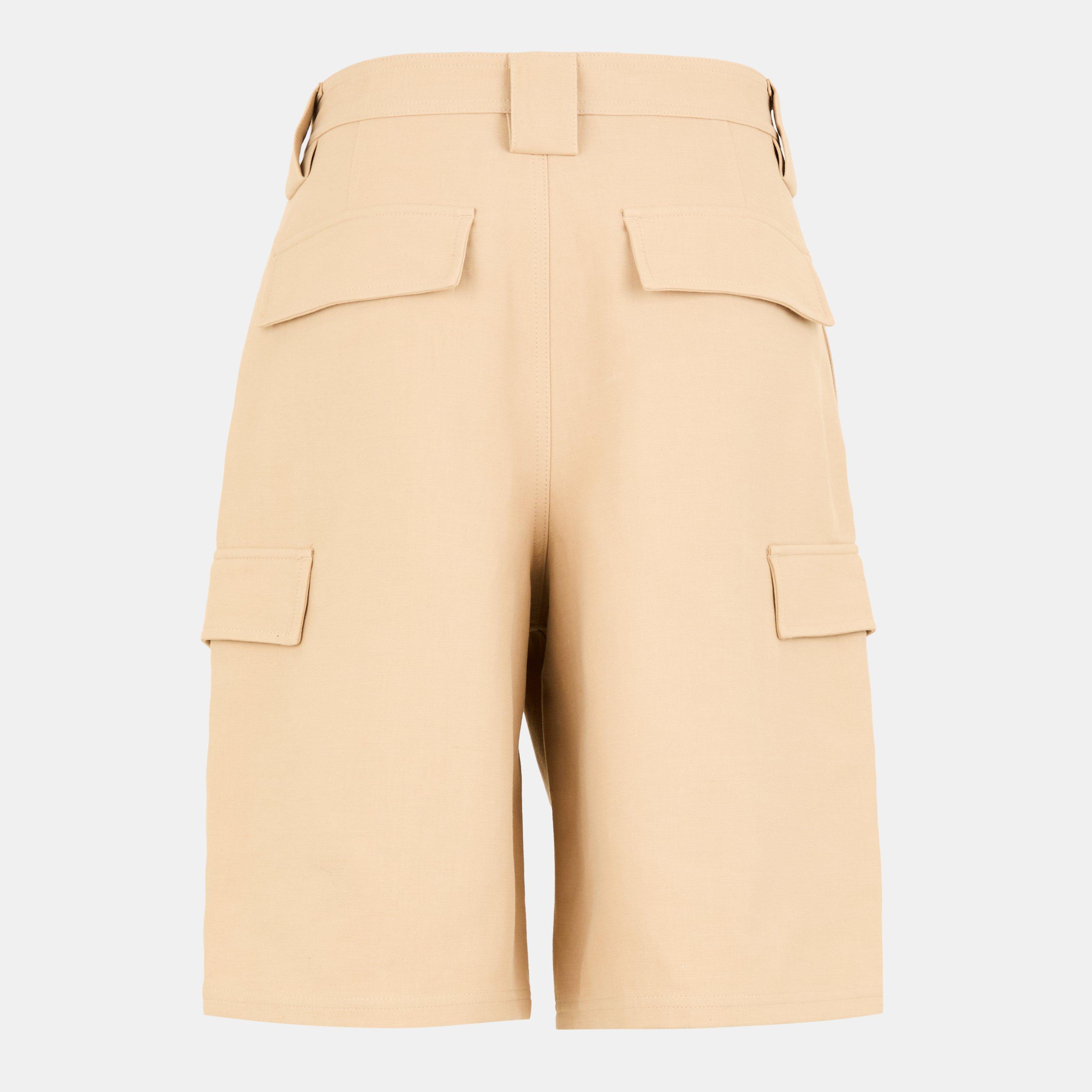 Sand - Off White - Men's Cargo Shorts - 2