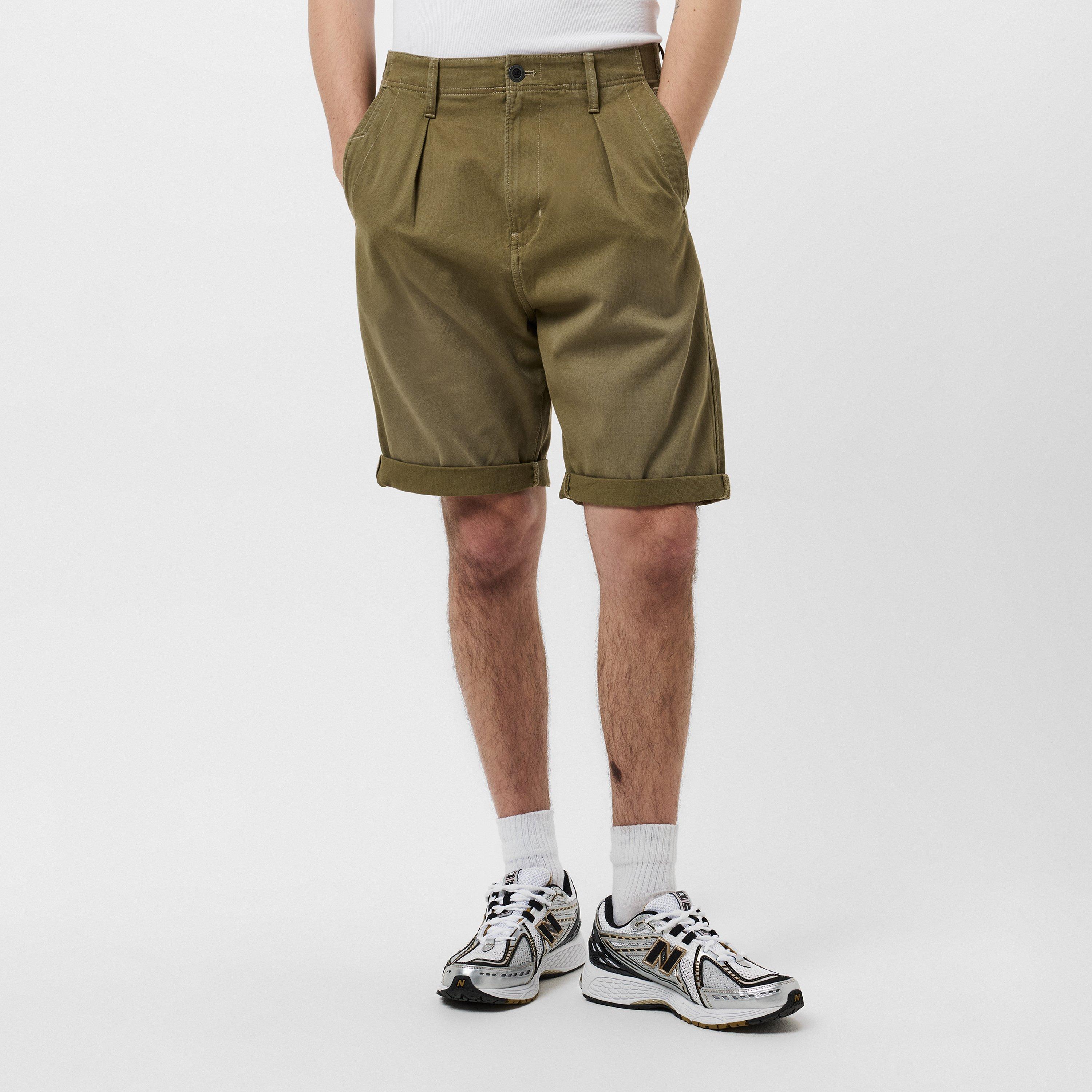 Smk Olive - G Star - Pleated Chino Shorts - 3