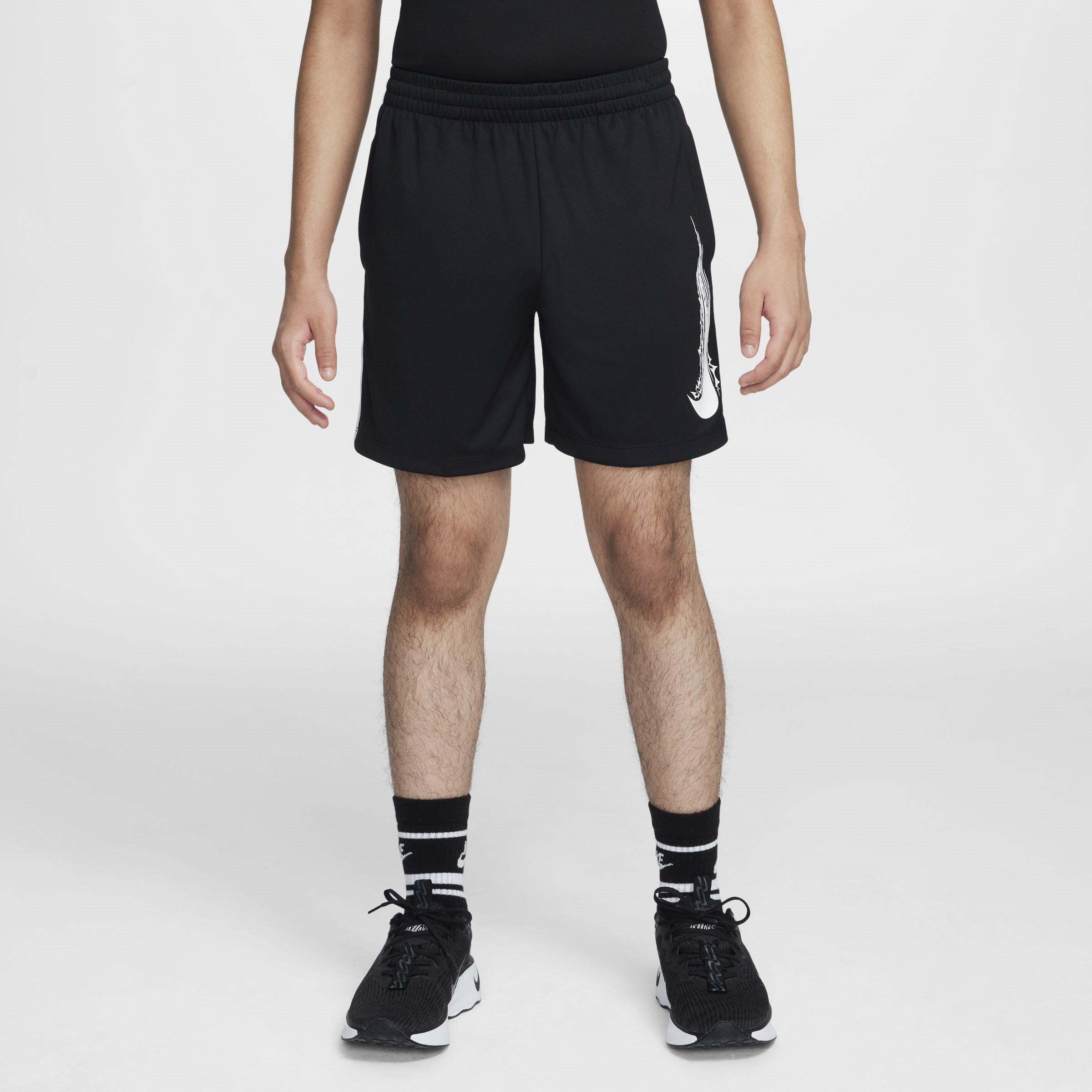Black/White/Blk - Nike - Nike Multi Juniors Dri-FIT Performance Shorts - 3