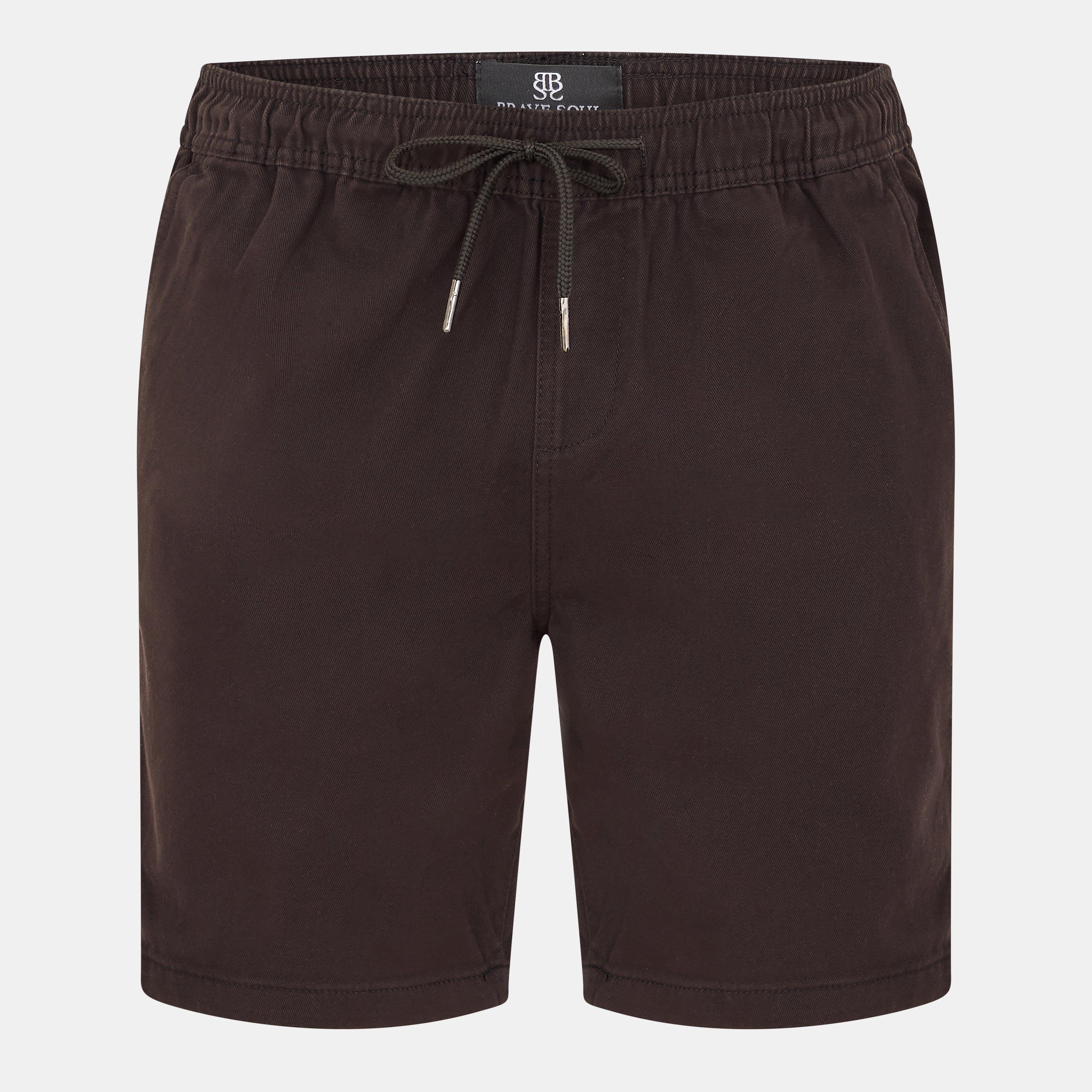 Brave Soul Cotton Twill Trousers With Elasticated Waist In Black | ASOS - Foto 12