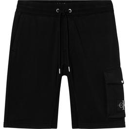 Catch Exclusive ribbed runner shorts co-ord Monogram Badge Cargo Shorts