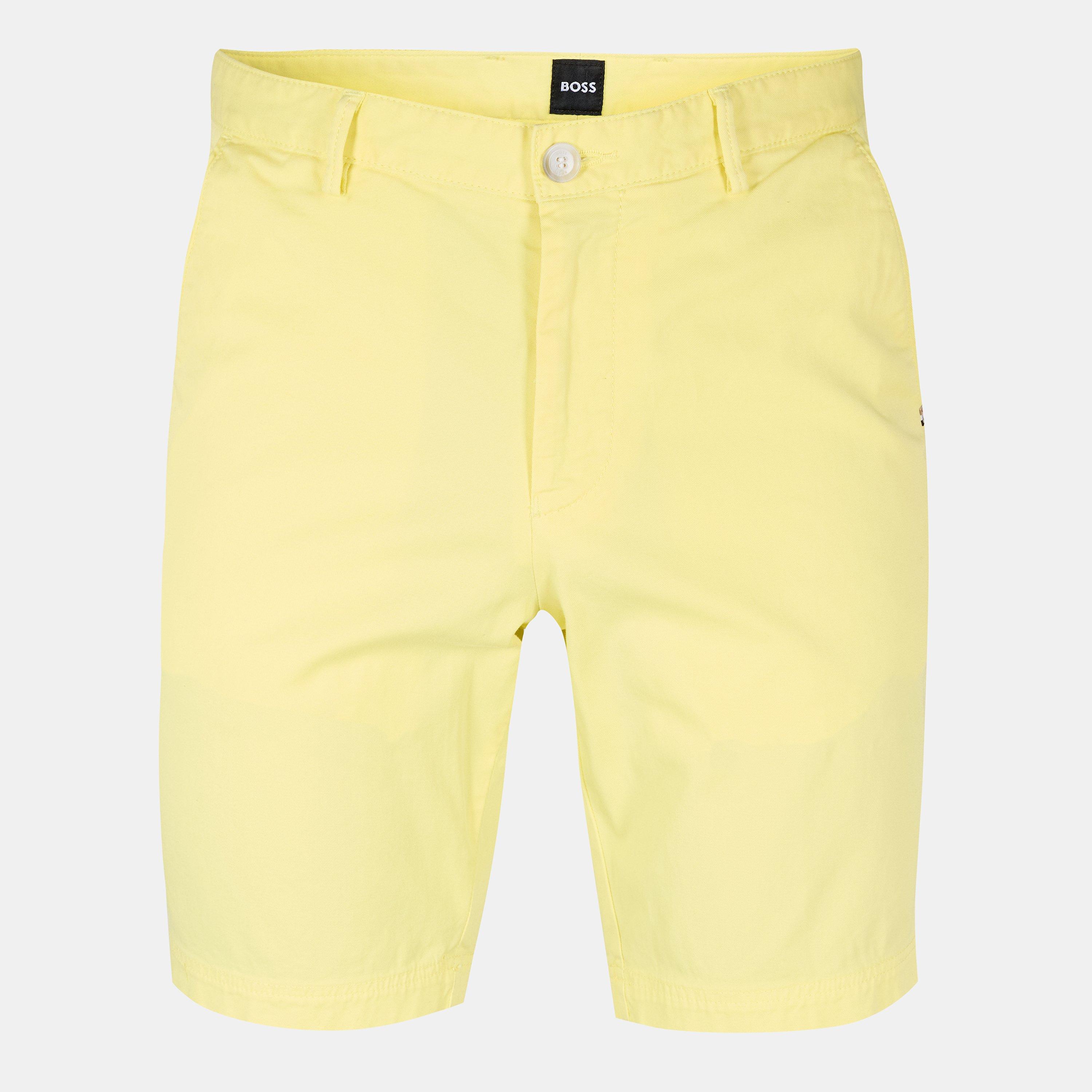 Bright Yellow - Boss - Men's Slice Chino Shorts - 1