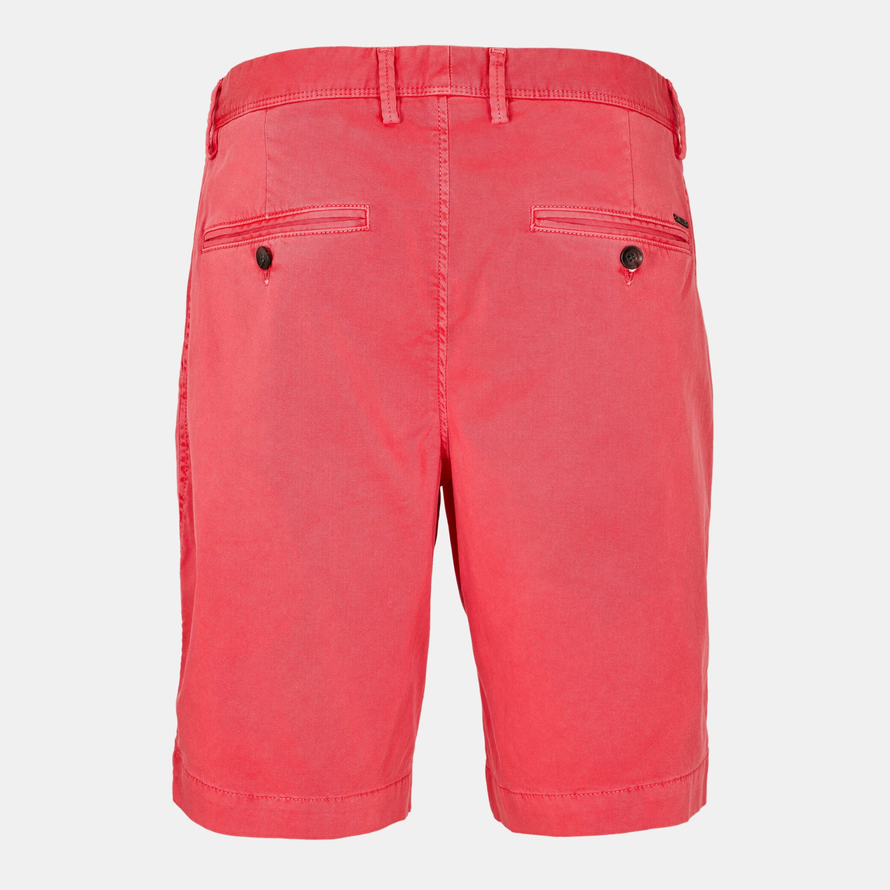 Medium Red - Boss - Men's Slice Tailored Fit Chino Shorts - 2