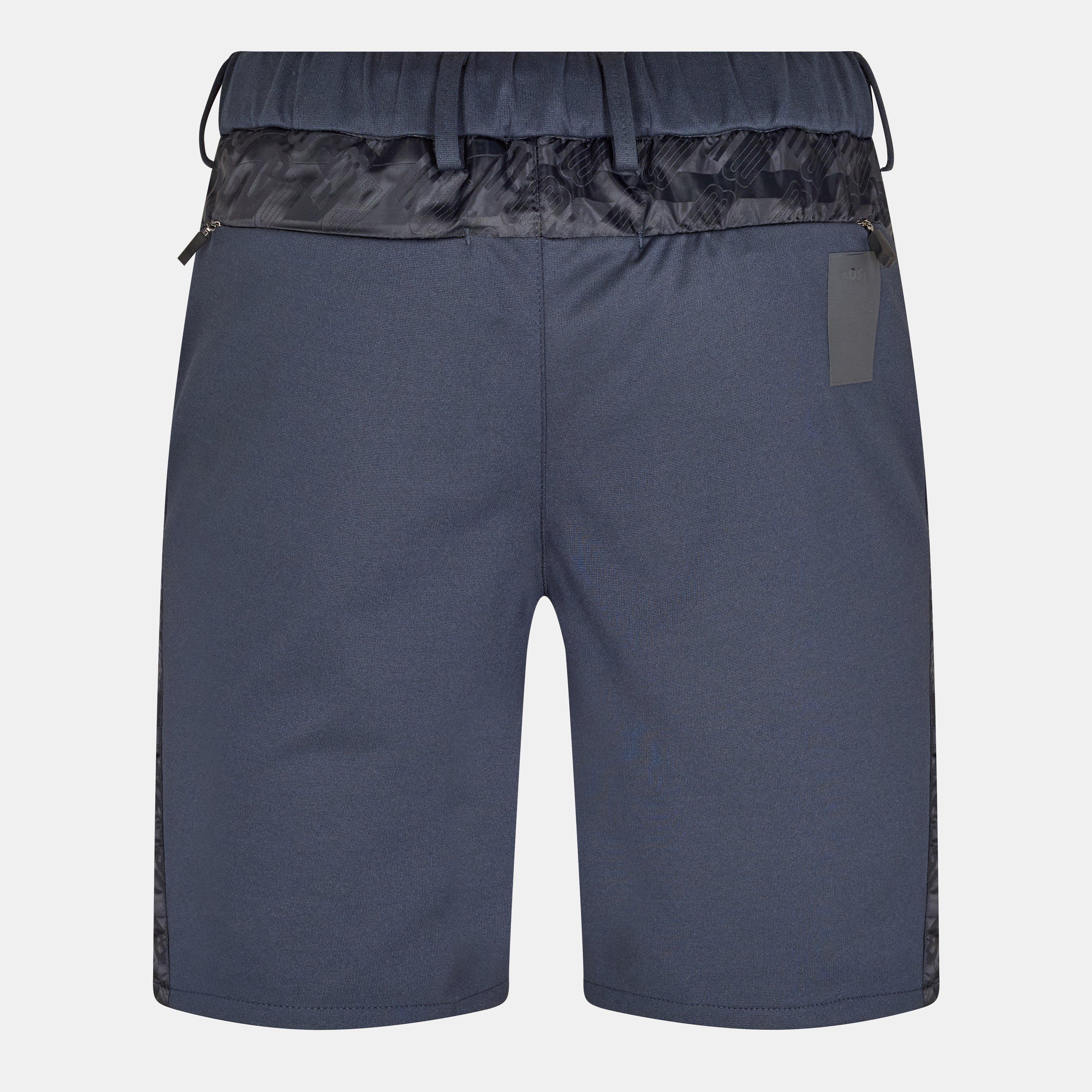 Dark Blue - Boss - Men's Acron Shorts with Elasticated Waistband - 2