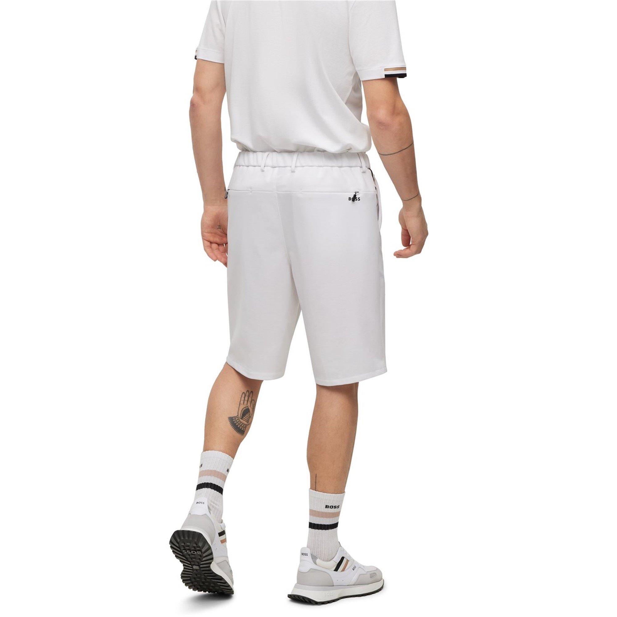White - Boss - Men's S Hammer Chino Shorts - 3