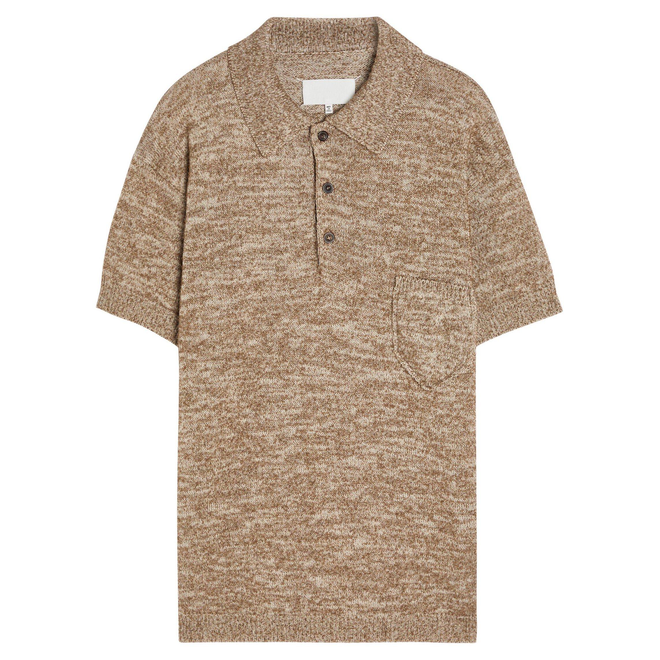 BEIGE - Maison Margiela - MM SS KNIT POLO - 1