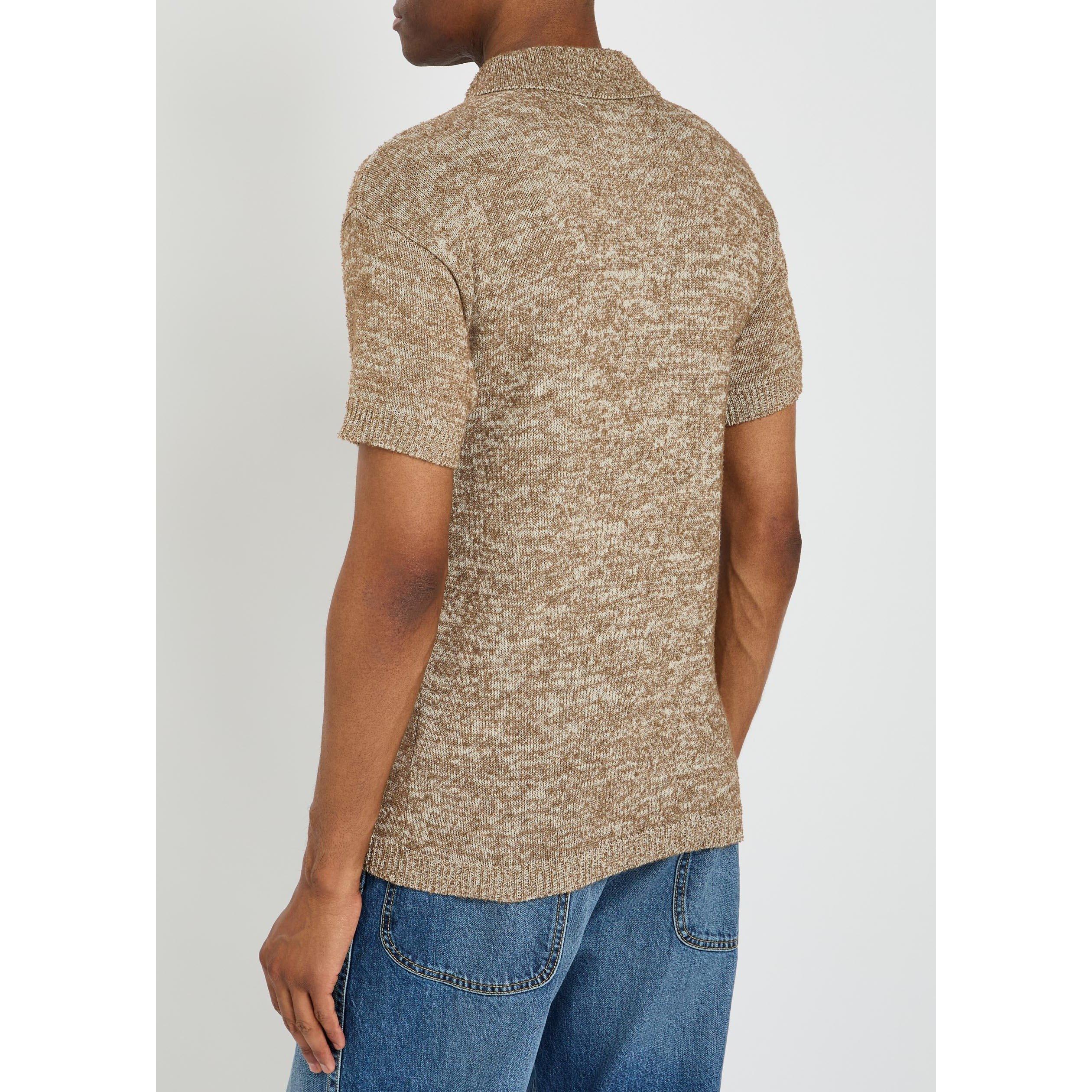 BEIGE - Maison Margiela - MM SS KNIT POLO - 3