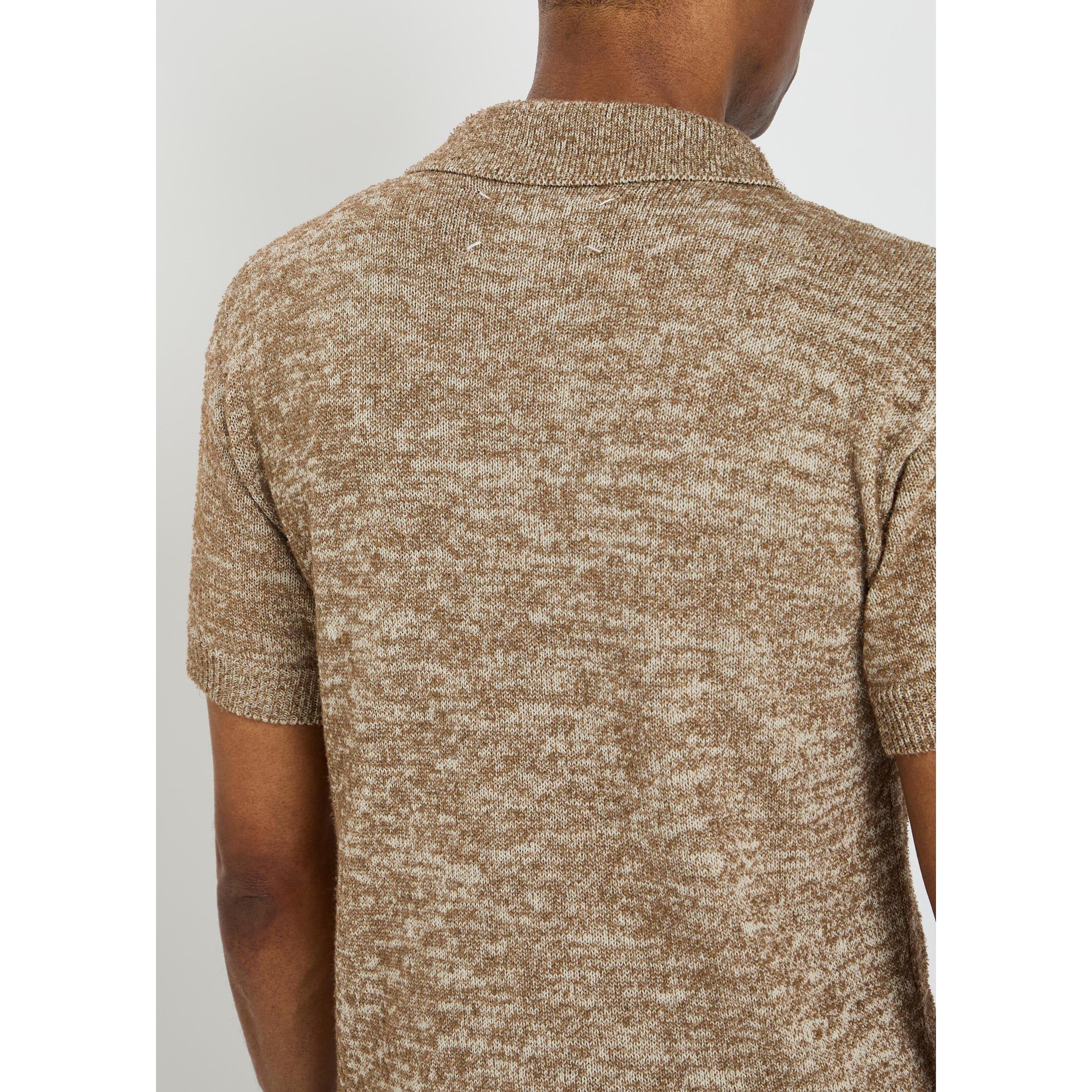 BEIGE - Maison Margiela - MM SS KNIT POLO - 4