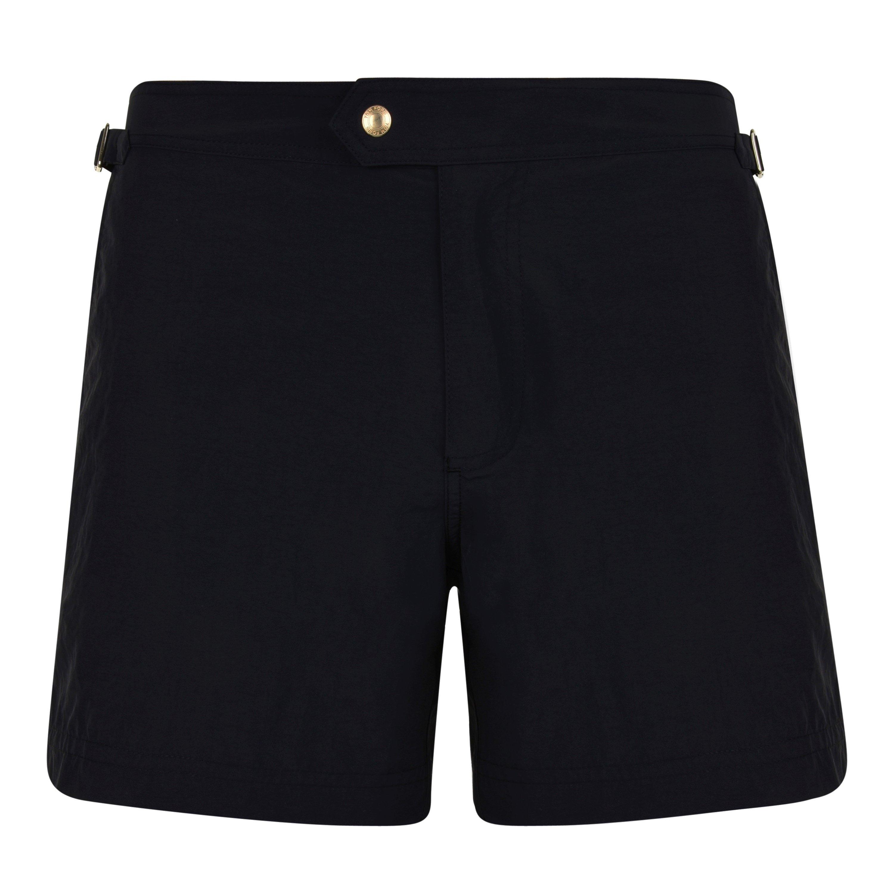Black LB999 - Tom Ford - Compact Poplin Swim Shorts - 5
