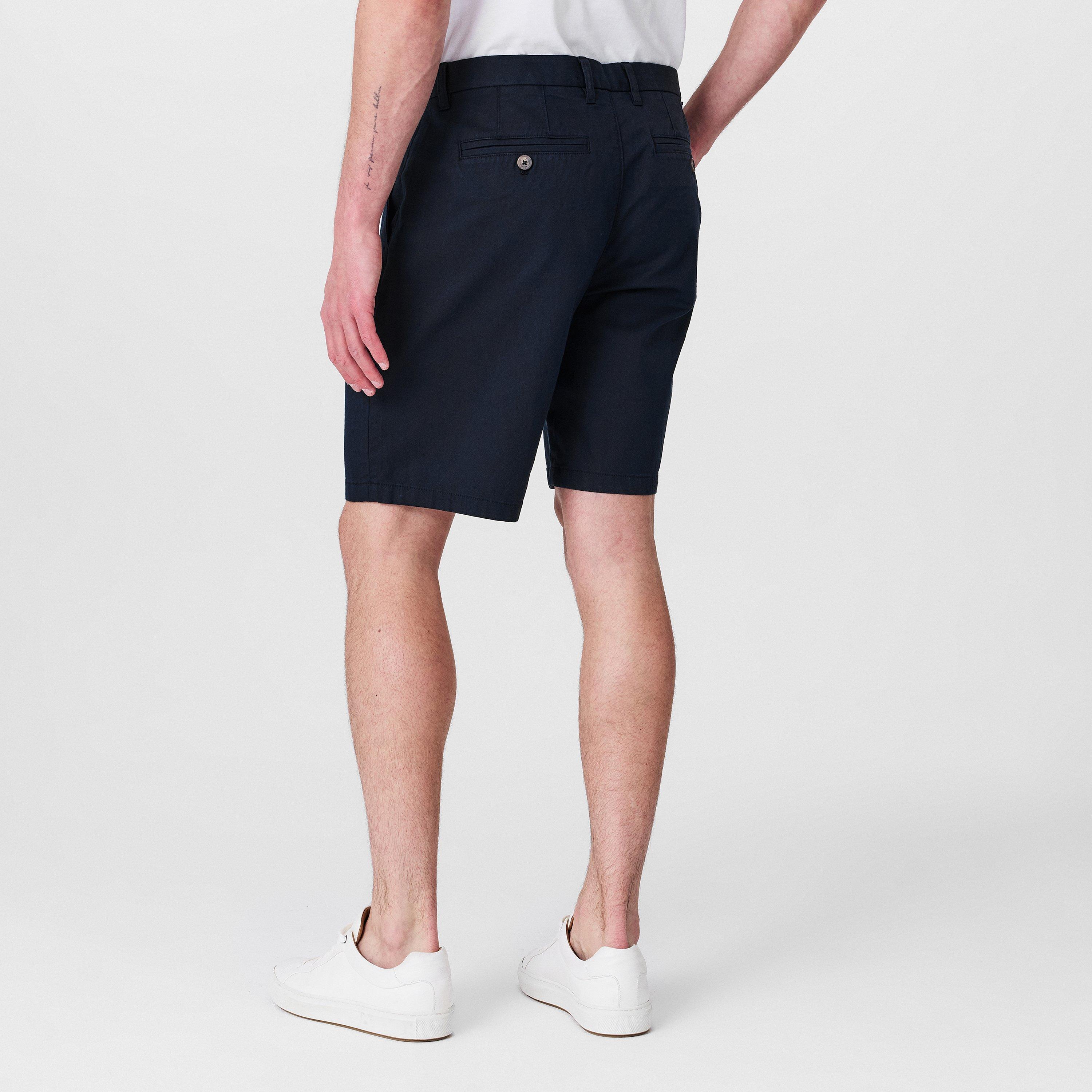 Navy - Ted Baker - Men's Alscot Chino Shorts - 4