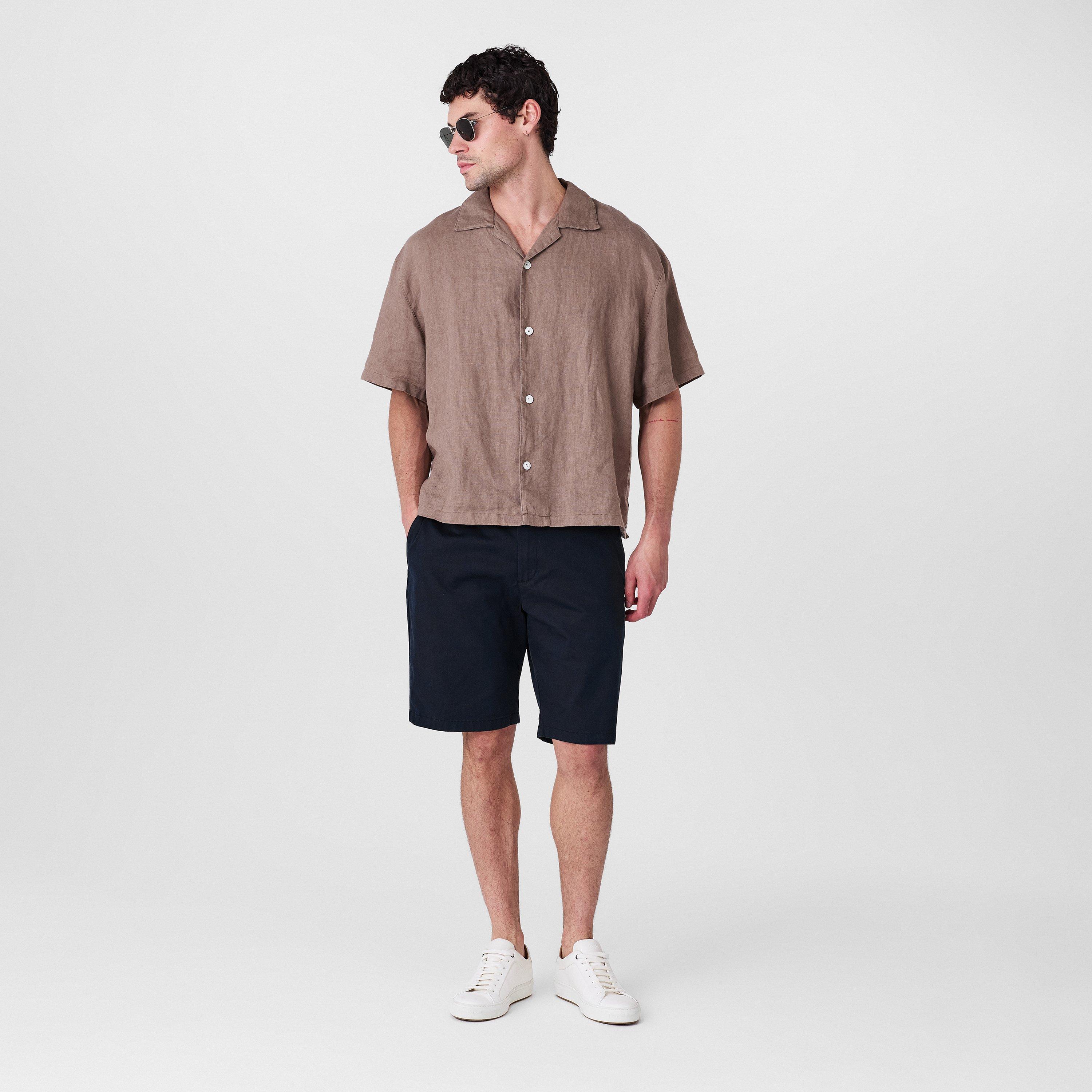 Navy - Ted Baker - Men's Alscot Chino Shorts - 6