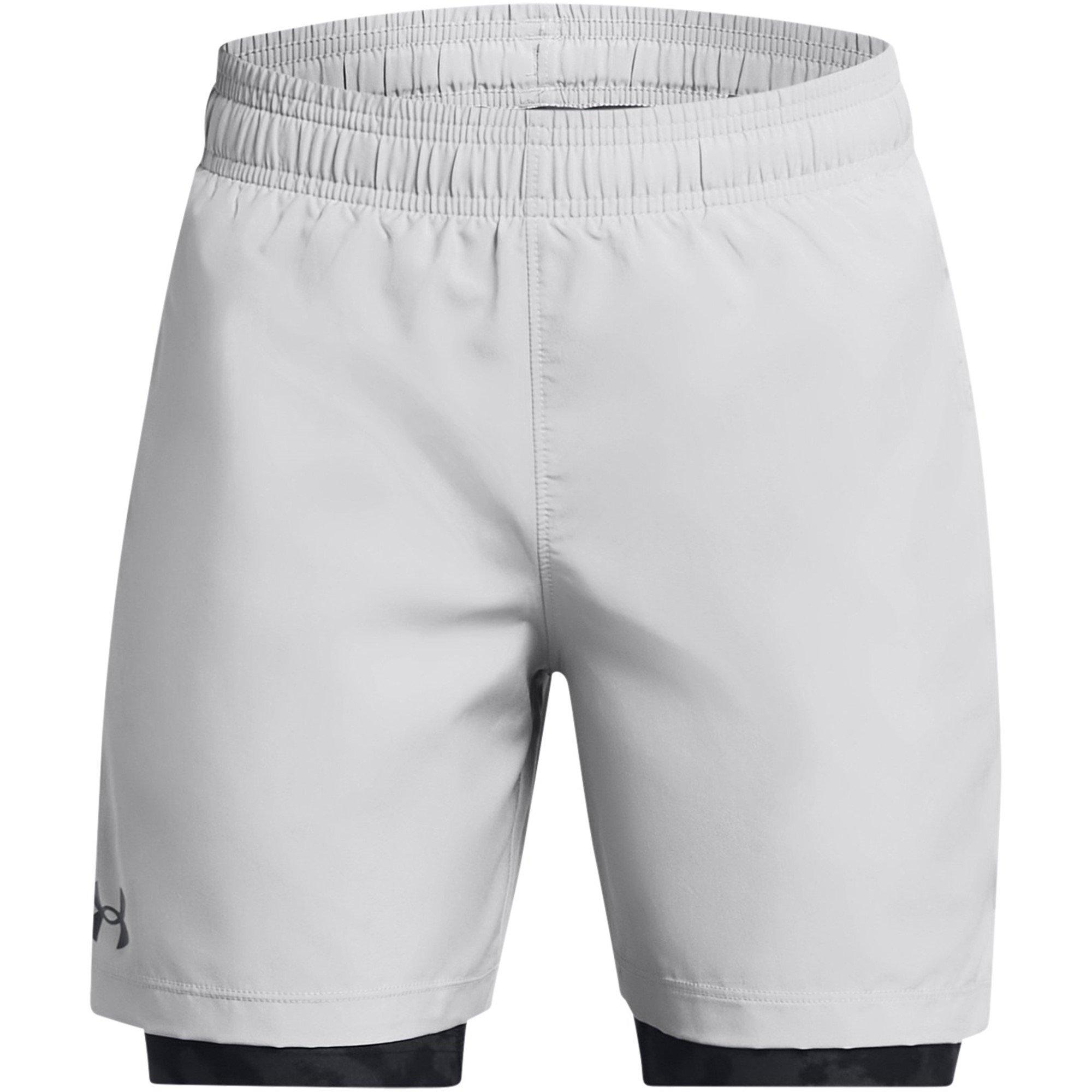 Under Armour Boys Tech Woven Performance Gym Shorts - Grey - 13 (XL)