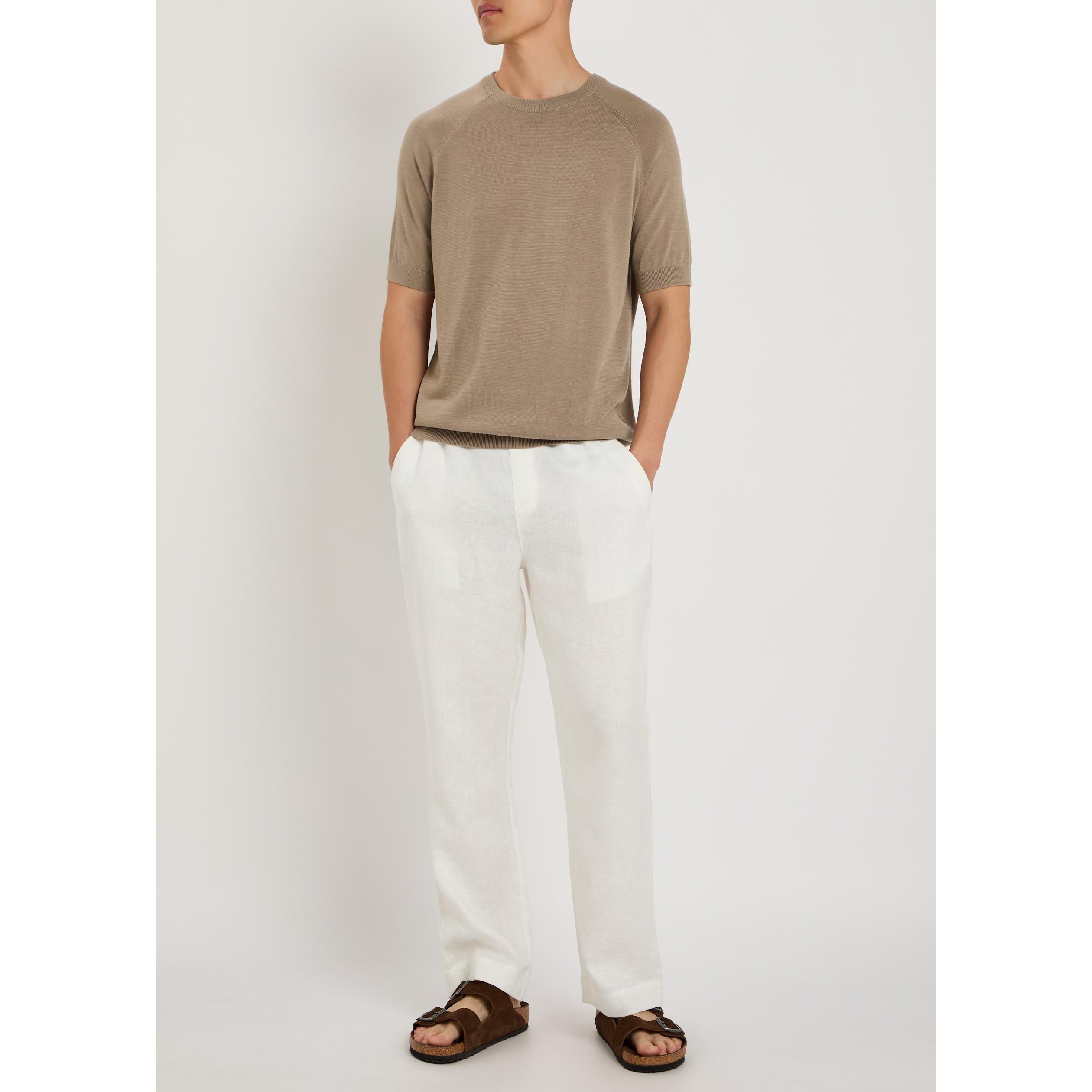 SAND - Raith - Men's Riera Short-Sleeve Knitted T-Shirt - 5