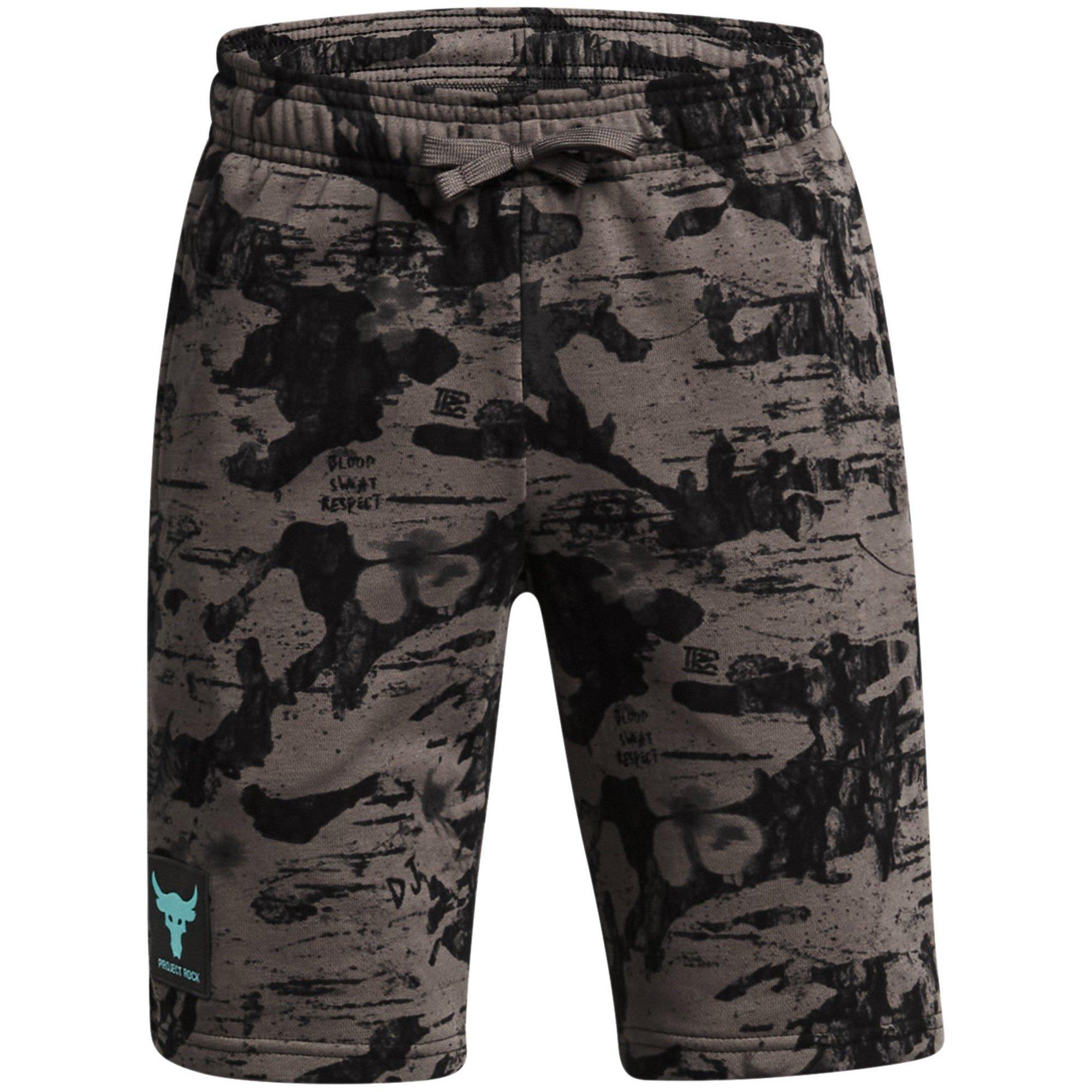Under Armour Boys Performance Gym Shorts - Brown - 5-6 (XS)