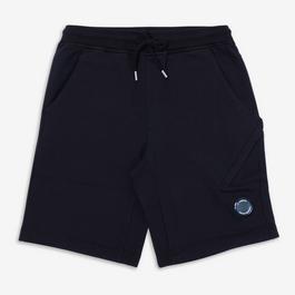 CP Company CP Company x Emporio Armani Diagonal Fleece Lens Mens Fleece Shorts