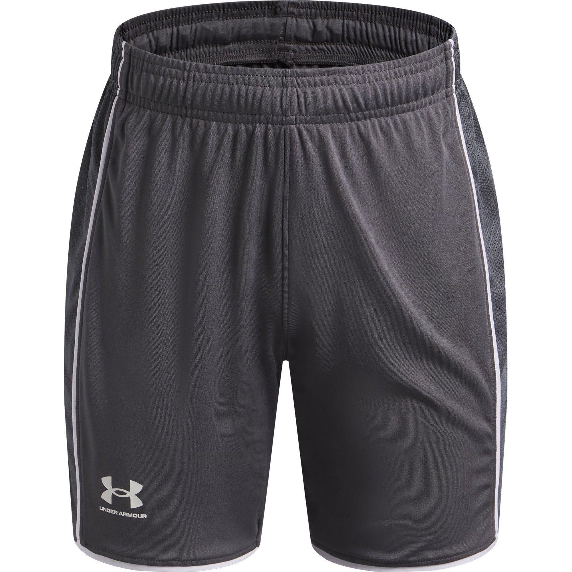 Under Armour Boys Kids' Performance Gym Shorts - Cstlerck/White - 13 (XL)