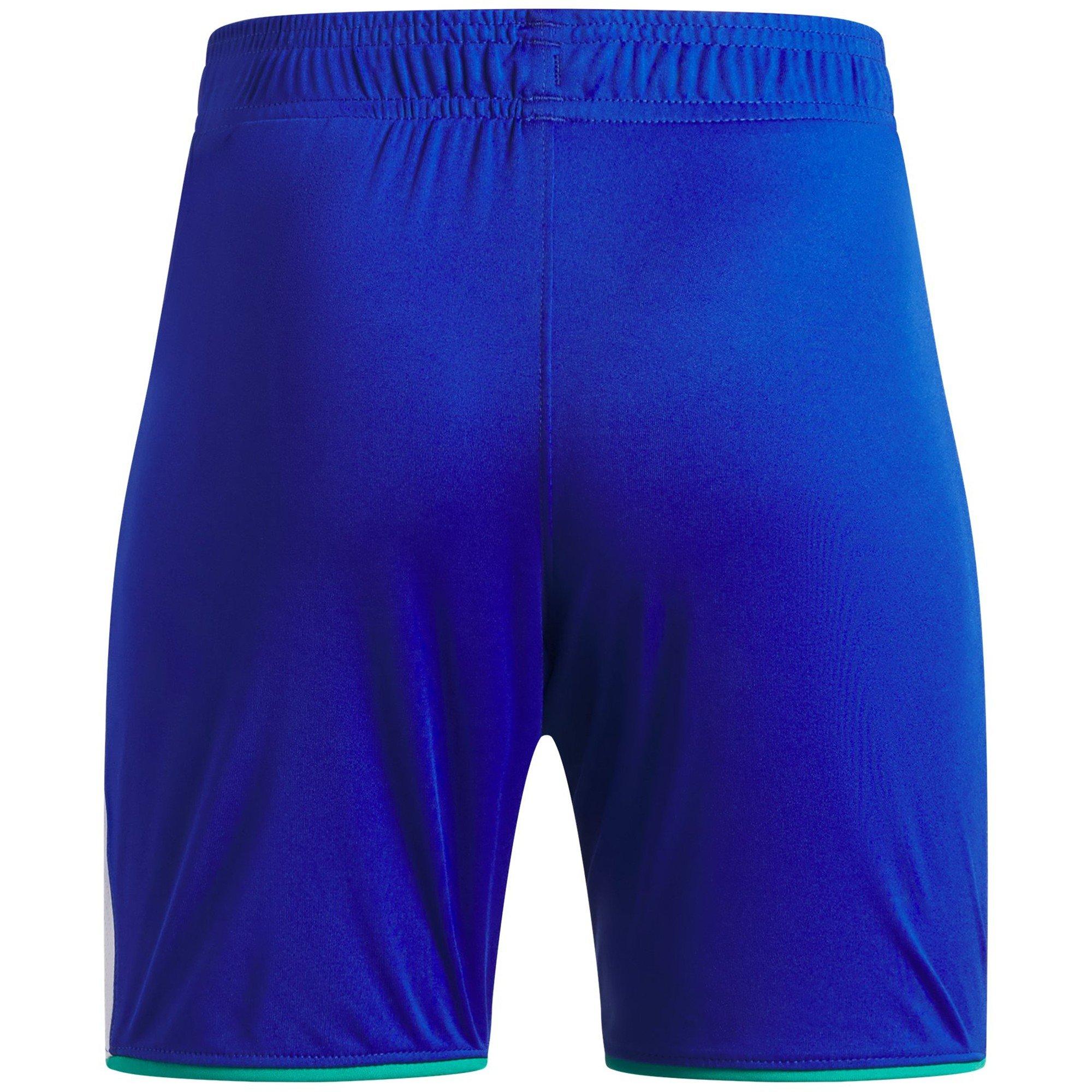 Royal / White - Under Armour - Kids' Performance Gym Shorts - 2