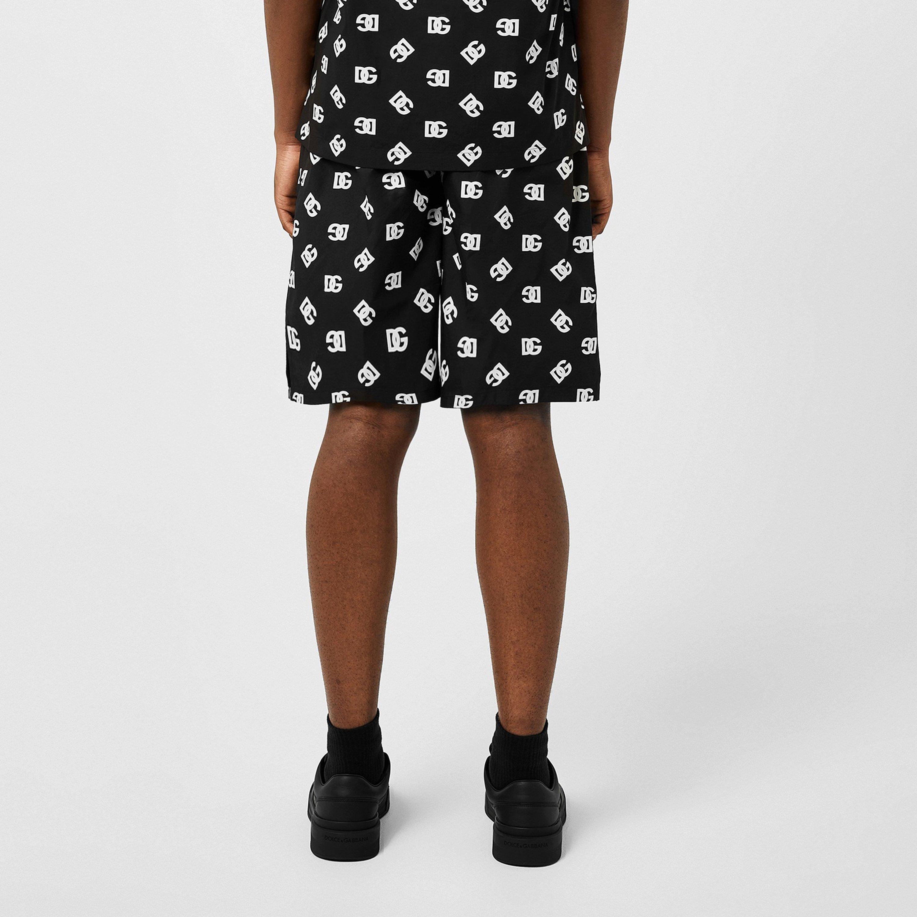Black HNVAA - Dolce and Gabbana - Dg Logo Shorts - 2